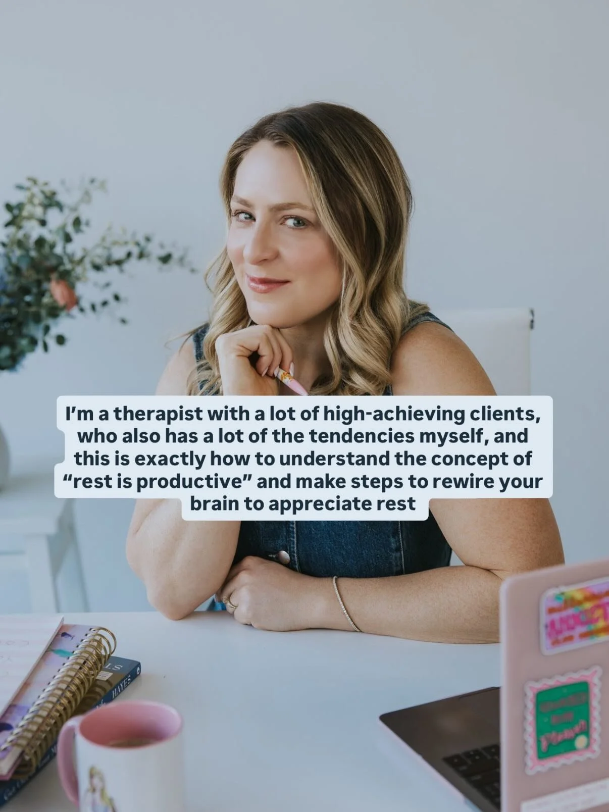 I found as a self-proclaim high-achieving woman myself that the struggle isn&rsquo;t about working too hard&hellip;the struggle comes in the belief that we aren&rsquo;t allows to stop ✋ 

For myself and often my clients, the work can sometimes look l