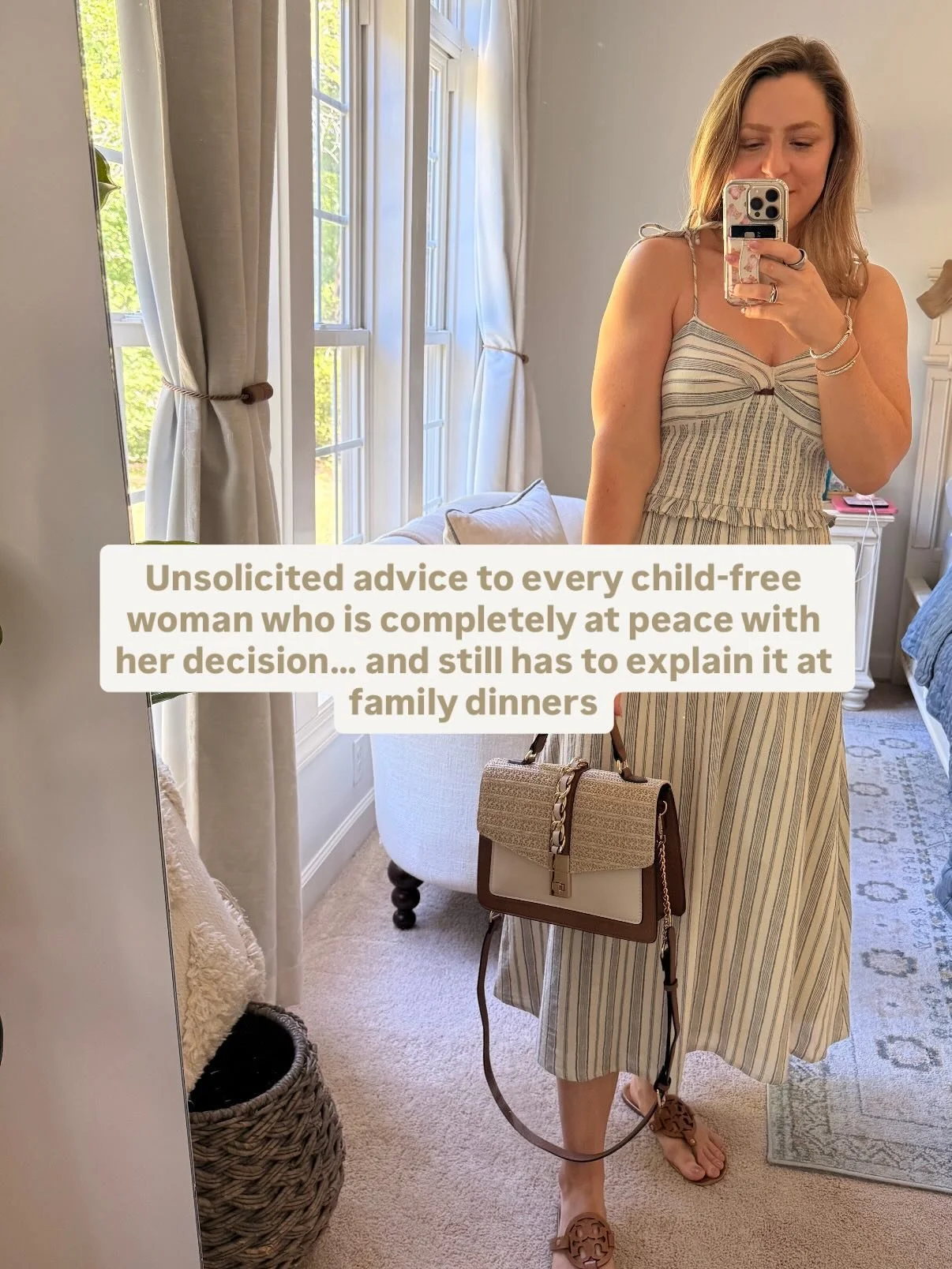 If you&rsquo;ve ever given your rehearsed answer with a neutral face and a gut drop nobody could see&hellip; this one&rsquo;s for you 💕
&bull;
&bull;
&bull;
#childfree #childfreebychoice #childfreewomen #childfreelife #childfreecommunity