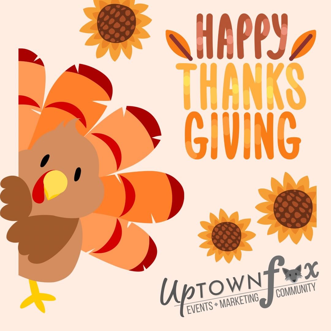 We are thankful for YOU today! #happythanksgivng #gratefulfox #thankyou #turkeyday