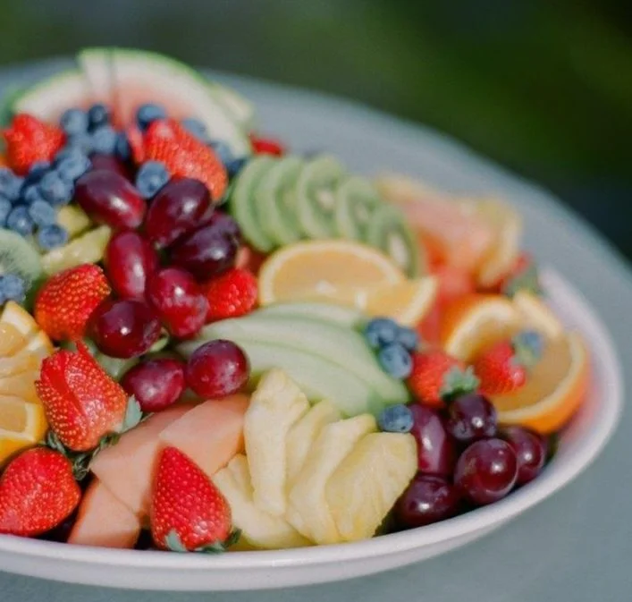 fruit platter with assorted fruits