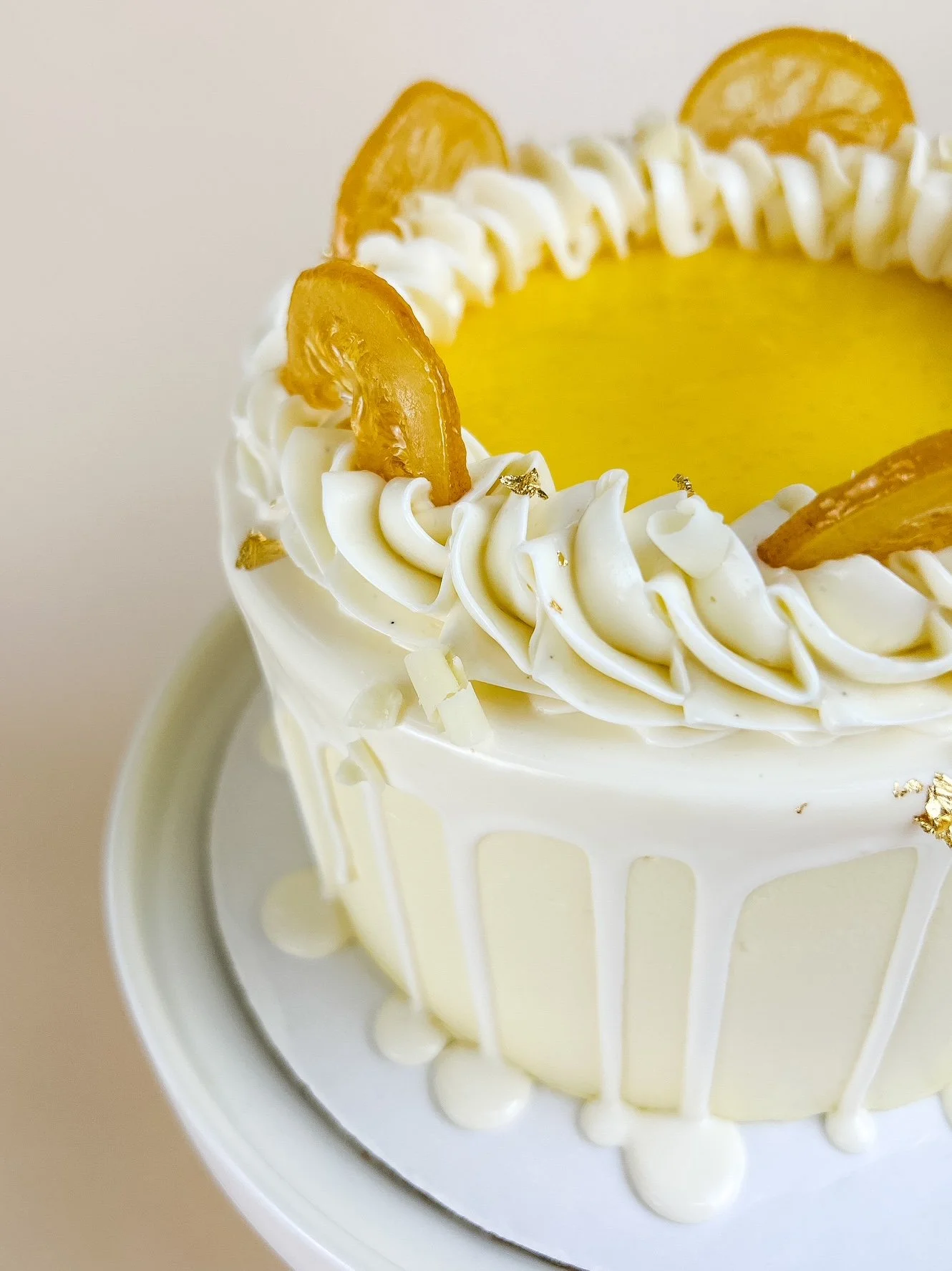 Elevated Triple Lemon Cake Close Up.JPG