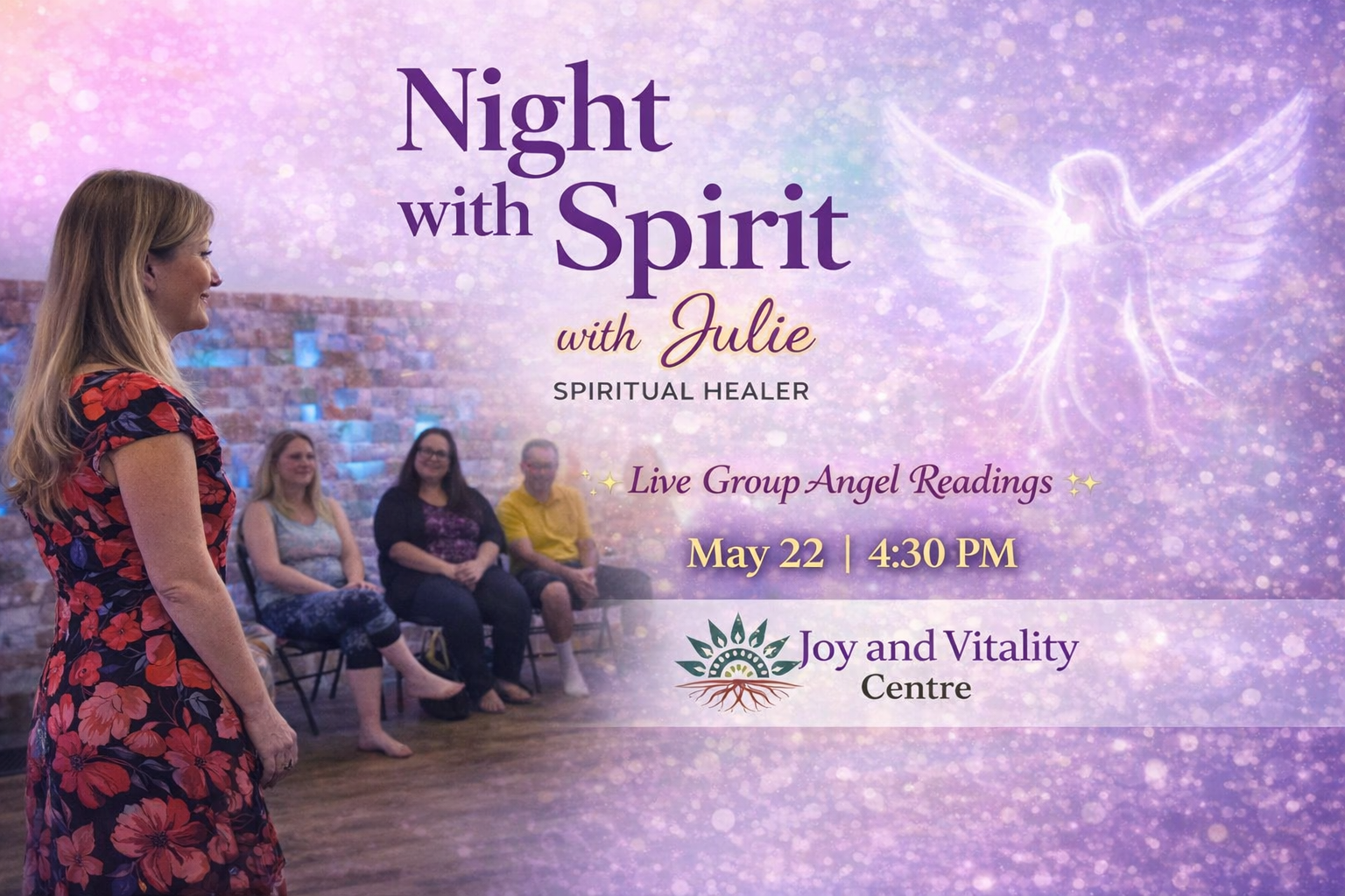 Night with Spirit at Joy and Vitality 430pm