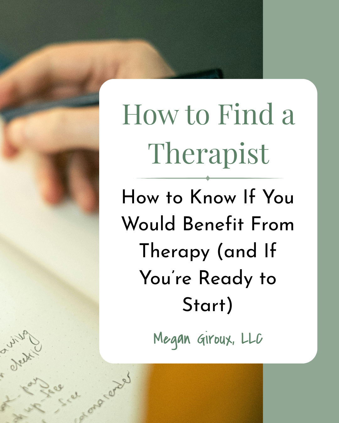 How to Know If You Would Benefit from Therapy (and If You Are Ready to Start)