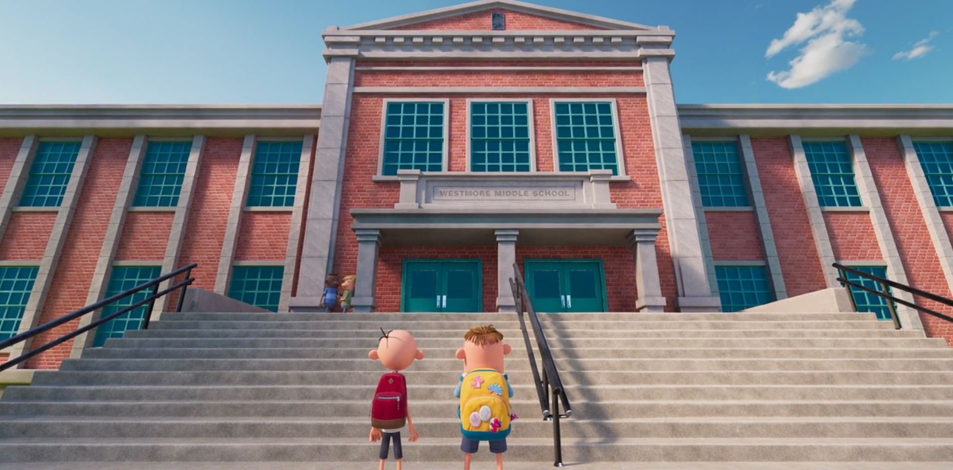 Modeled School + surroundings 