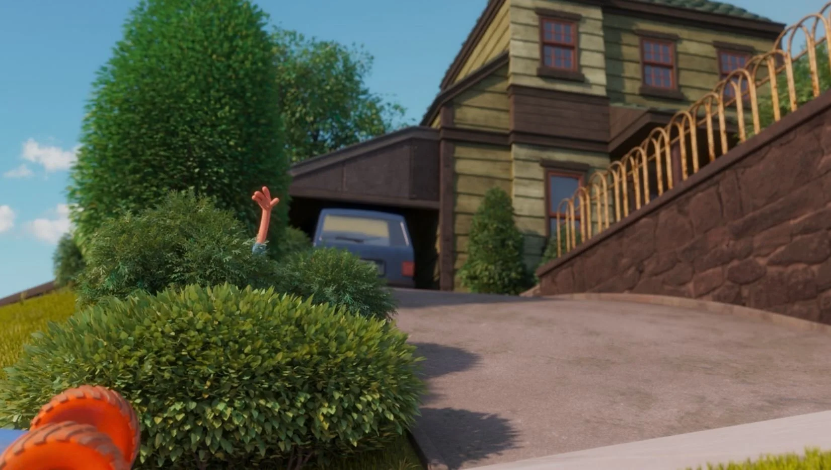 Modeled House + surroundings 