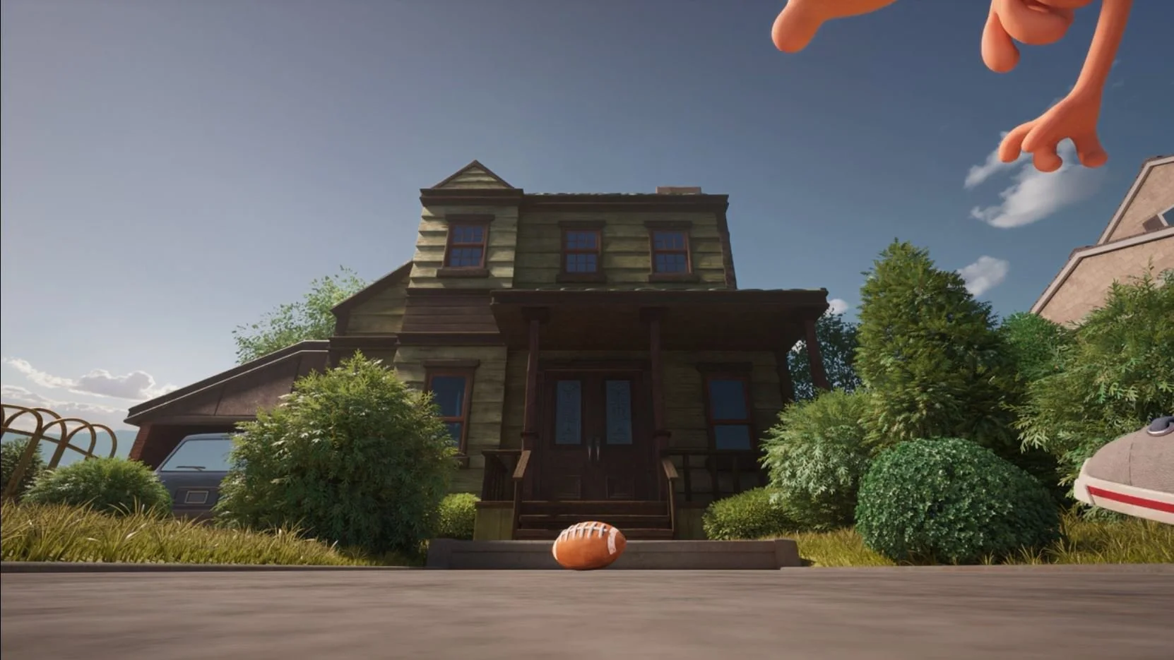 Modeled House + surroundings 