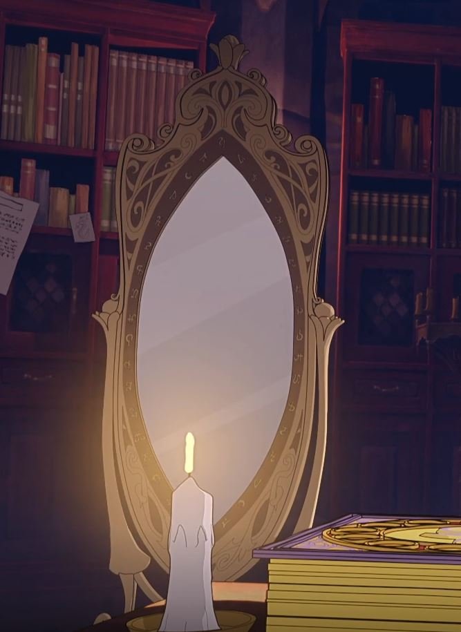 Modeled and detailed the mirror