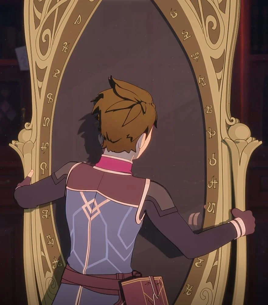 Modeled and detailed the mirror