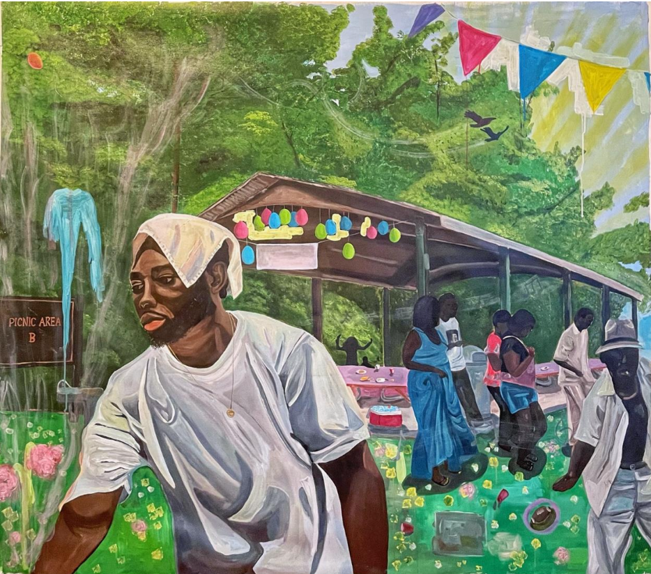 “Family Reunion”, 2022, acrylic on canvas