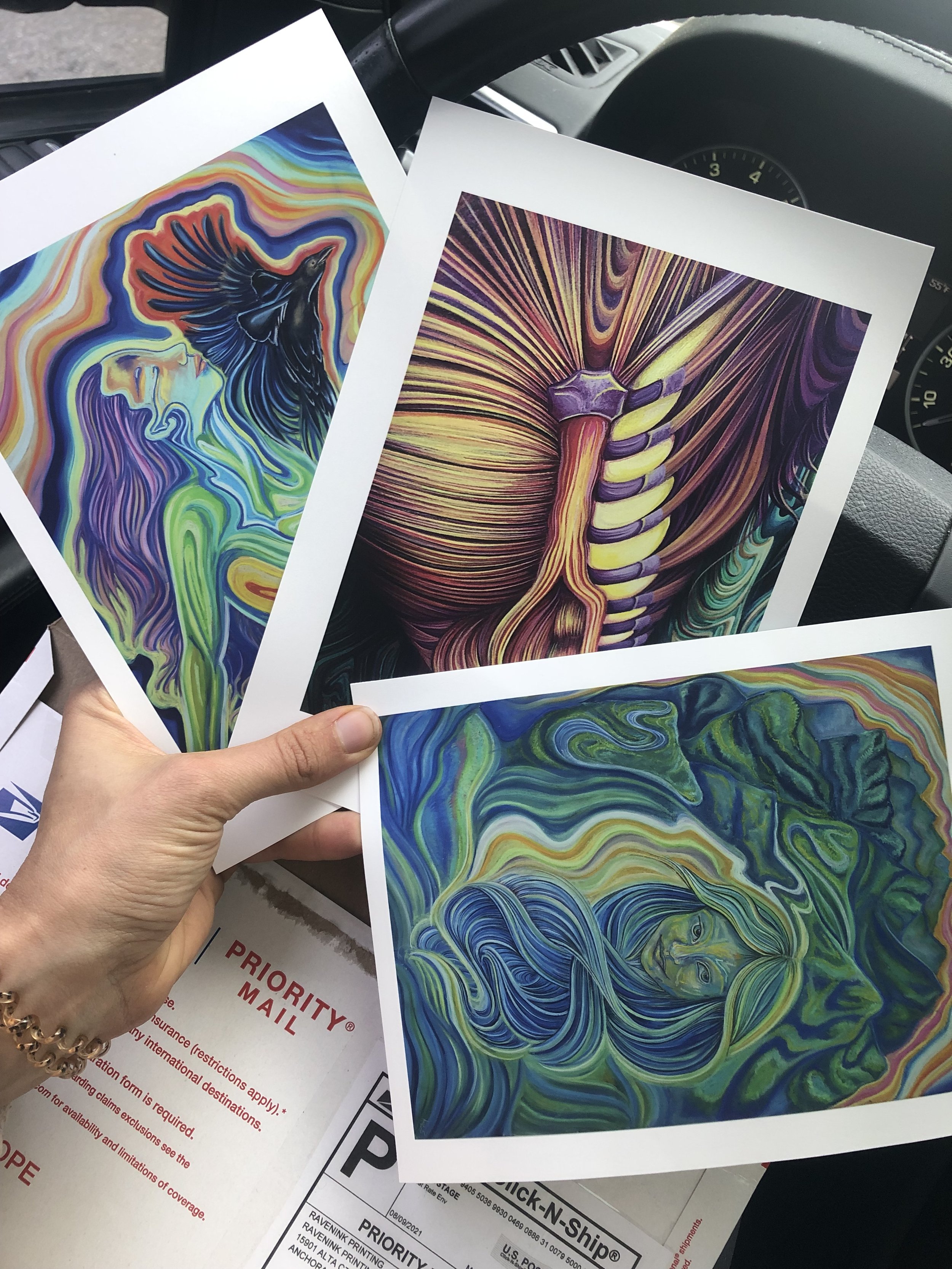 Braided Rivers Print