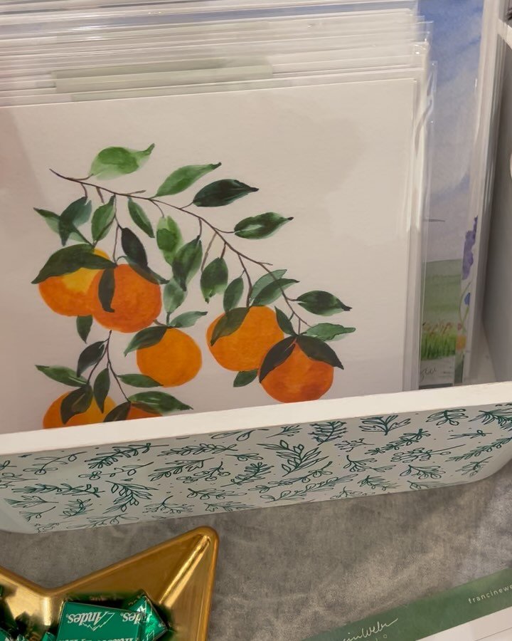 Art prints, cards, and notepads - all with original watercolor art - available in person TODAY! Come to @thepressedcollection and say hello (and while you&rsquo;re here, check out their new products, too!)

 #shopsmall #shoplocal #smallbusiness #arti