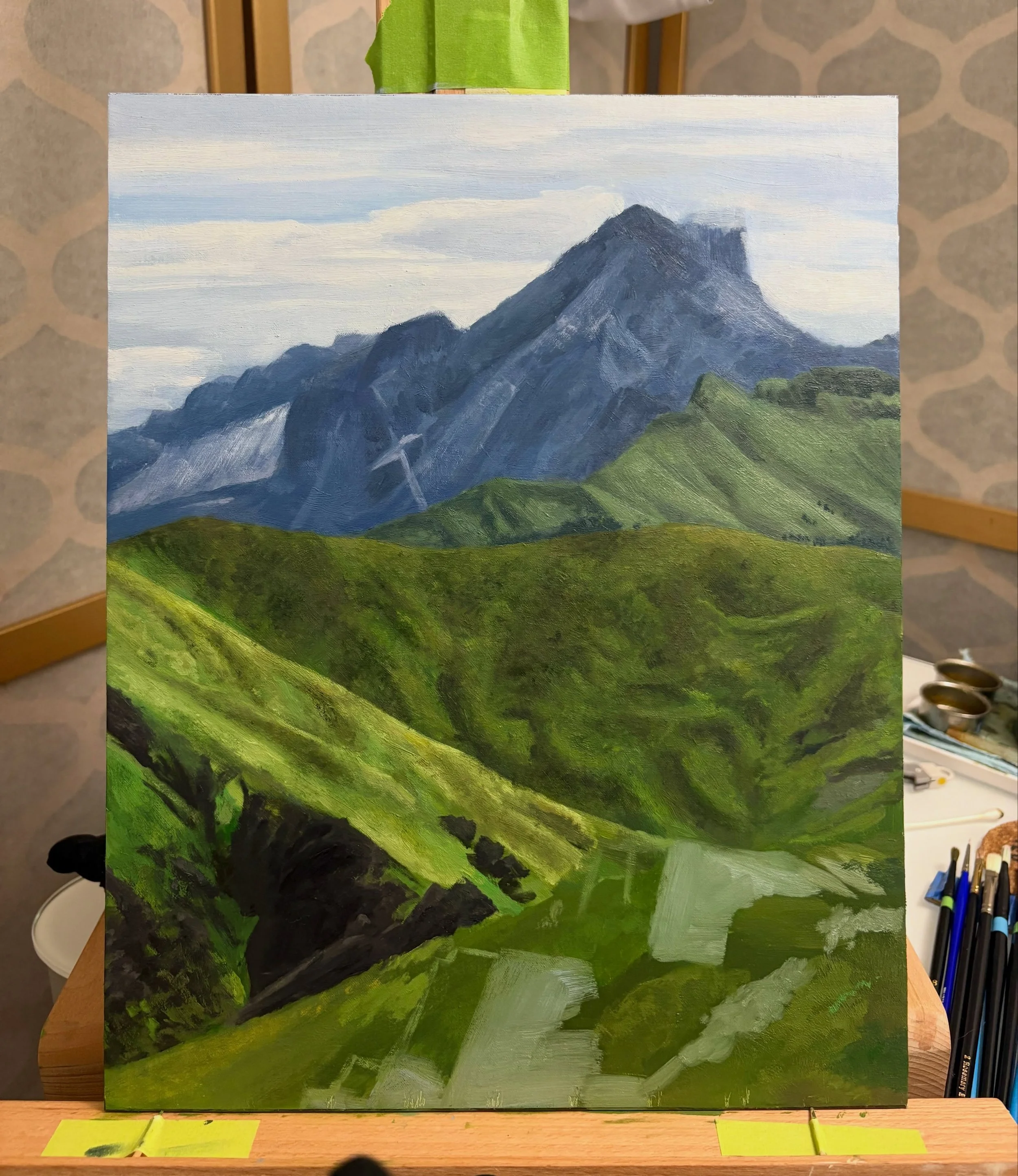 Small progress painting pic