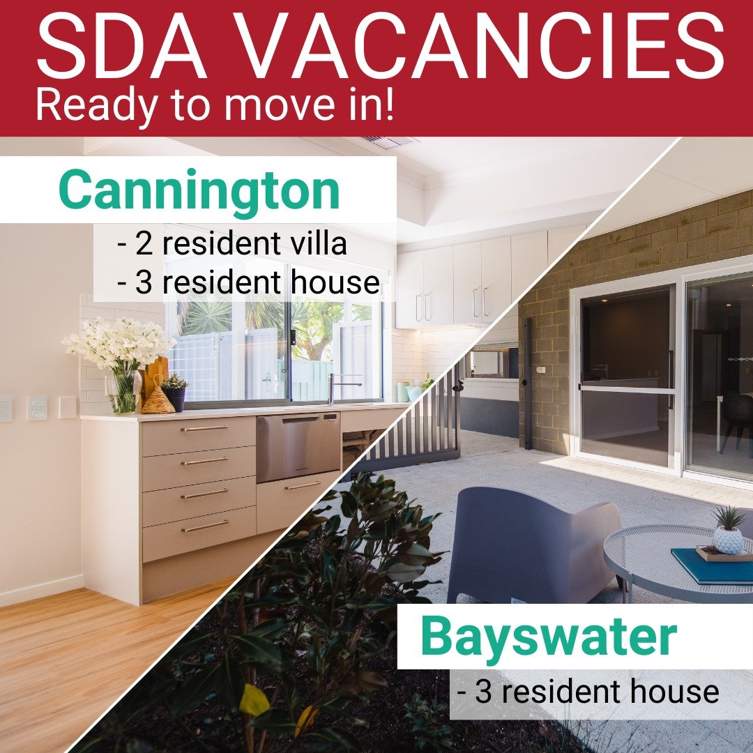 We have current vacancies in #Cannington and #Bayswater! Both are fantastically situated on quiet suburban streets within easy reach of local amenities. Supports provided by @abilitywa. Enquire now to secure your place: info@pulsepropertysolutions.co
