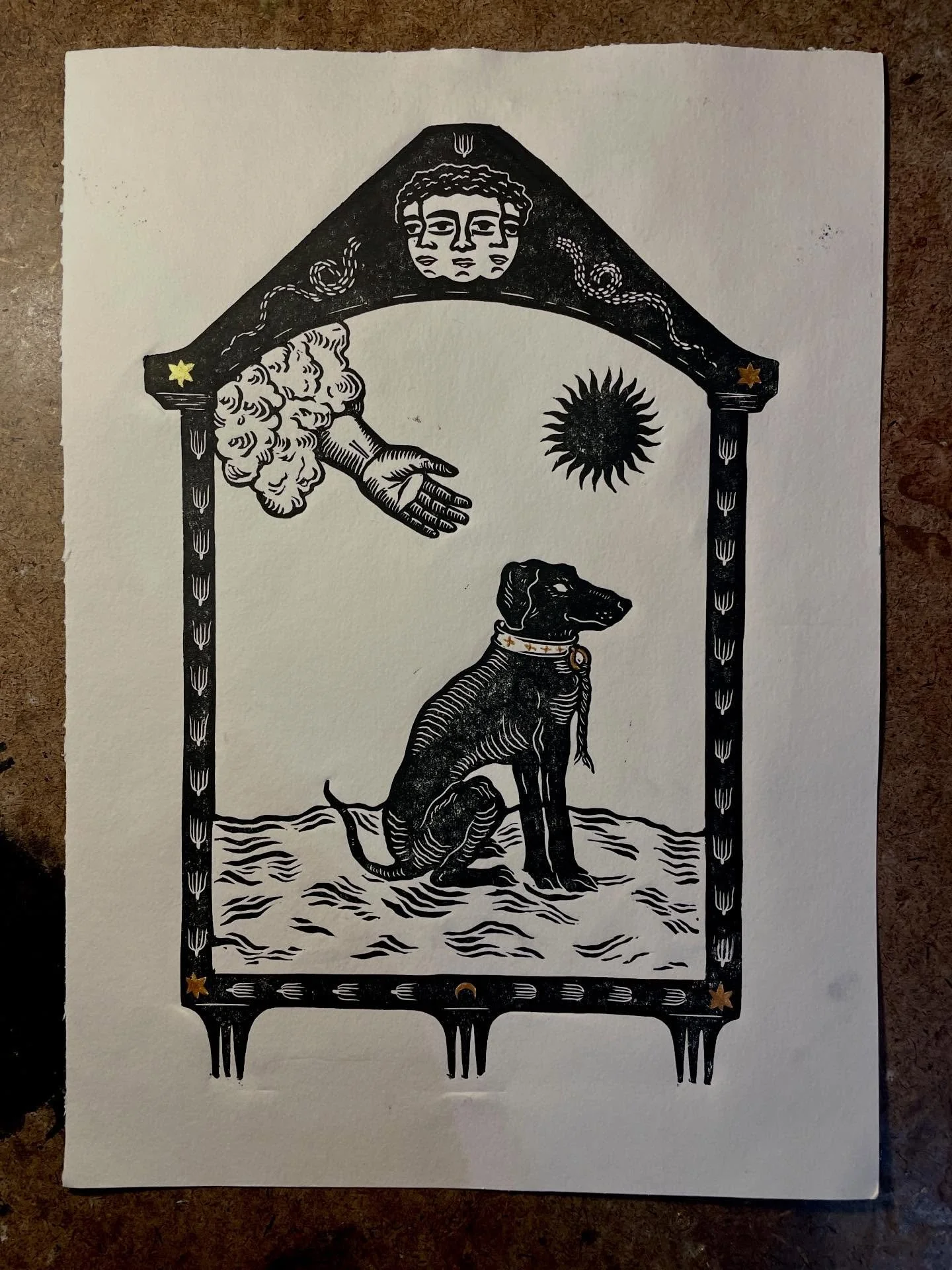 The chosen one
.
.
.
#linocut #printmaking #grabado