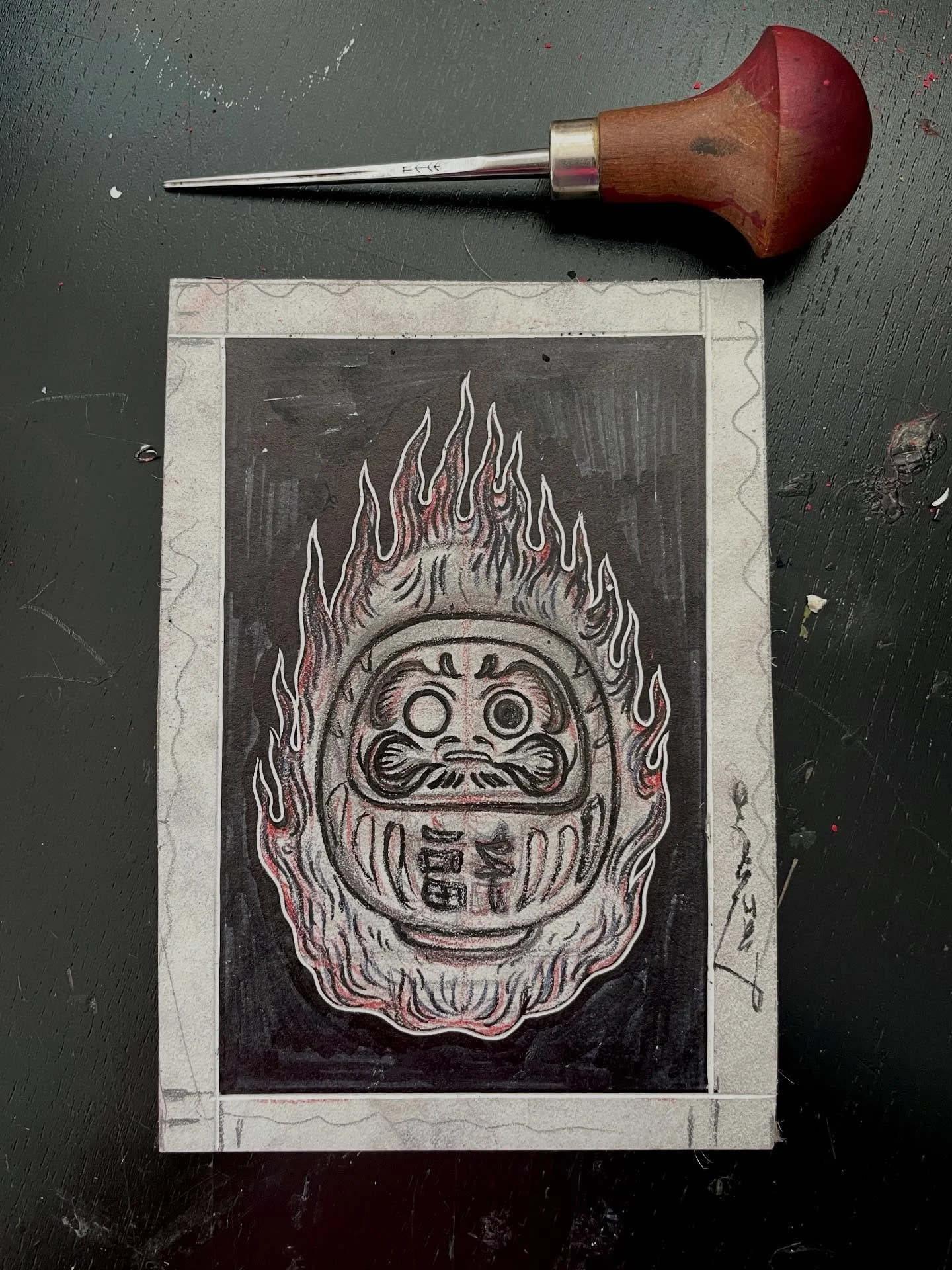 Some of you might have seen my story but here is a post, showing the first print for my MONTHLY MAIL CLUB! Starting this month, a bit later in the month because I had to gather some stuff BUT! I will be sharing what it will consist of and a way you c