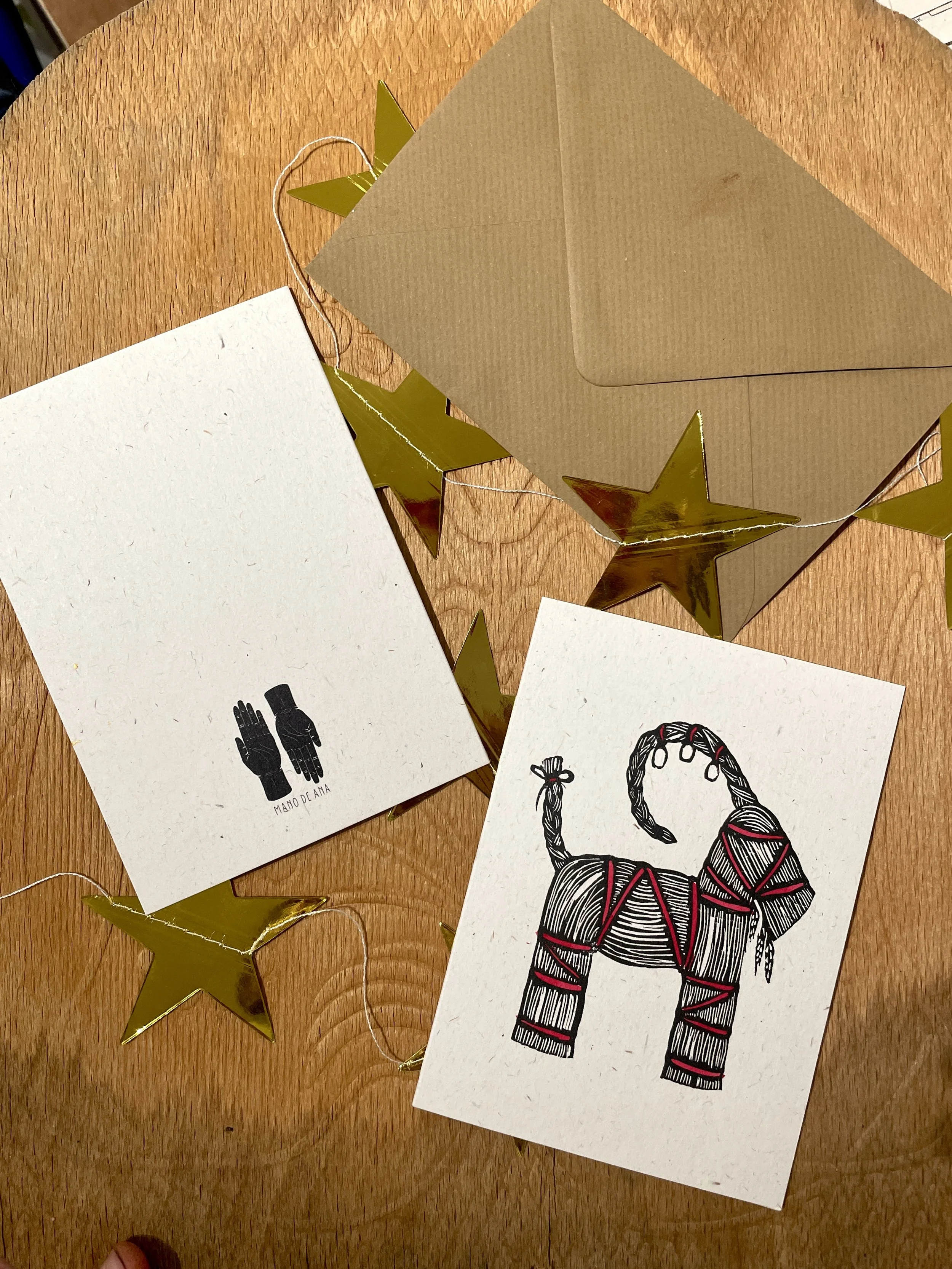 Yule Goat Greeting Card