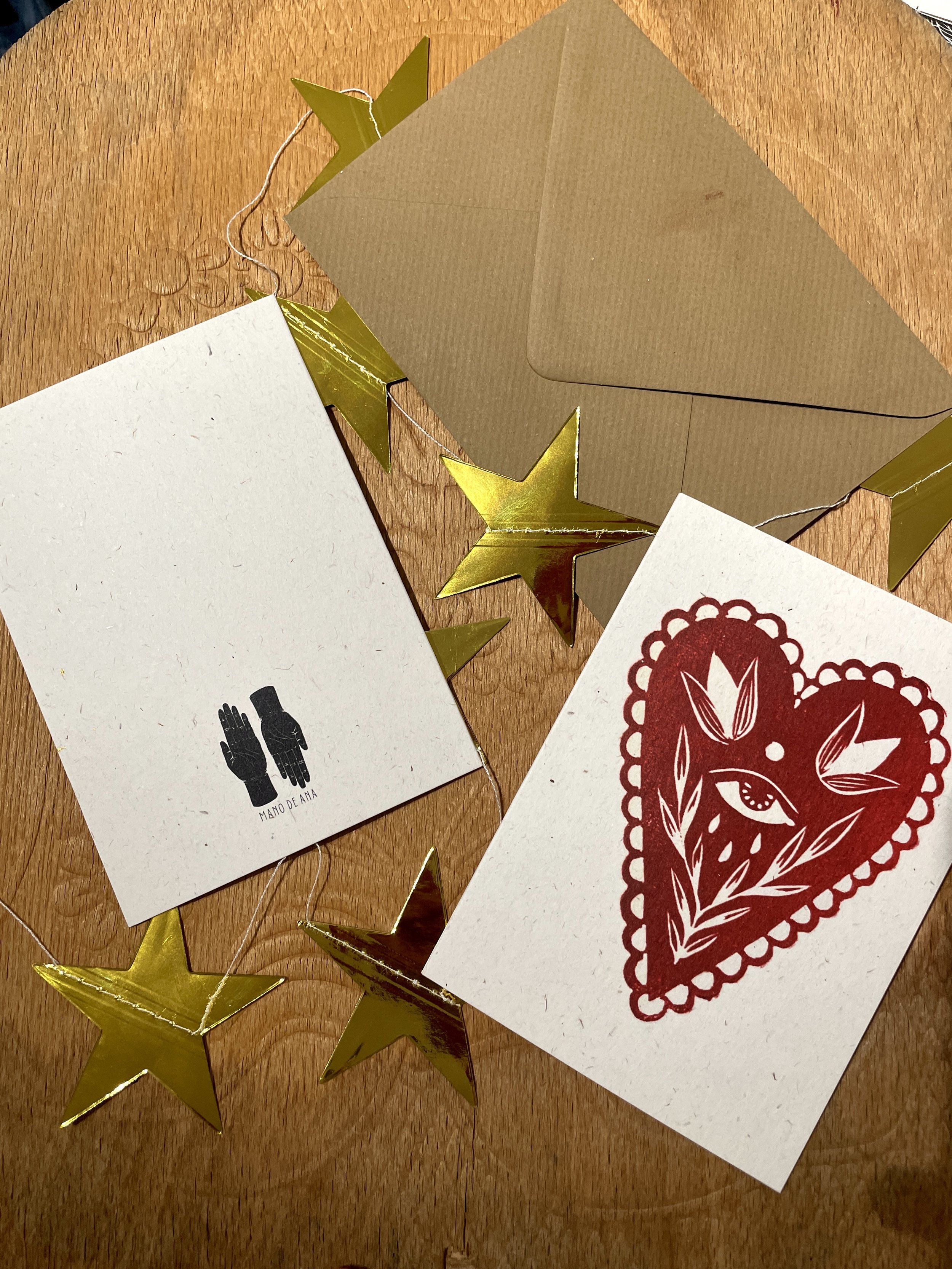 Sacred Heart Cookie Greeting Card