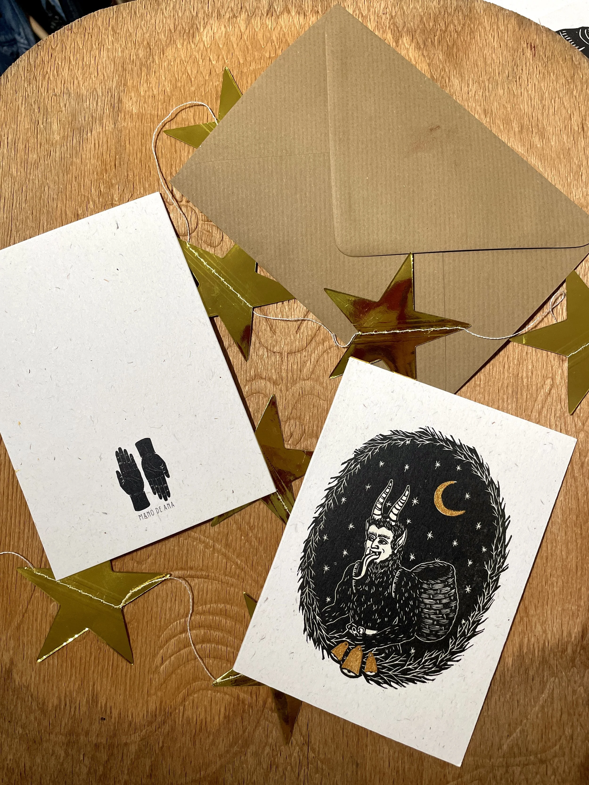 Krampus Greeting Card