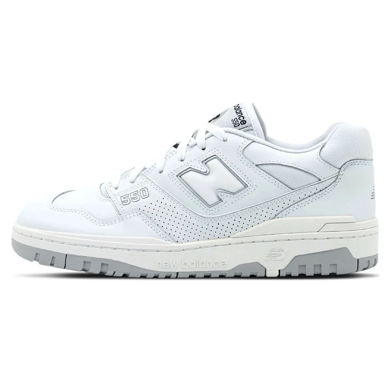 New Balance 550 'White Grey' — Soled 