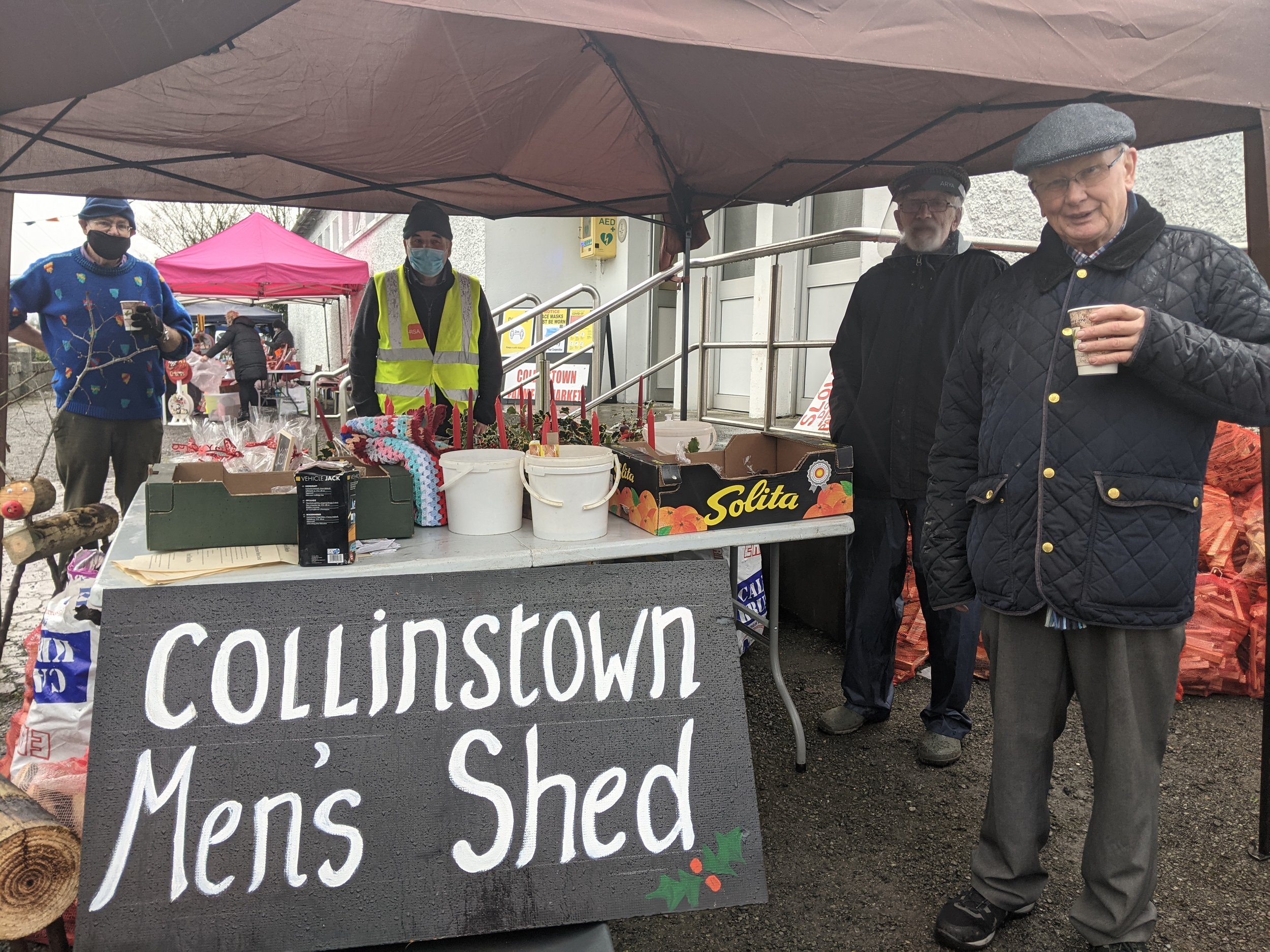 Collinstown Mens Shed at The Christmas Farmers Market