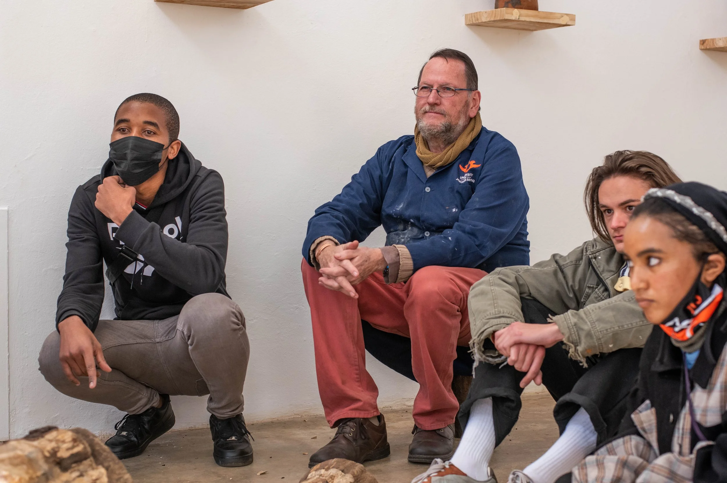 Workshop with Noria Mabasa. NIROX Residency Studio (3 June 2022). Photo_Lucky Lekalakala. Image courtesy of NIROX Foundation_9.jpg
