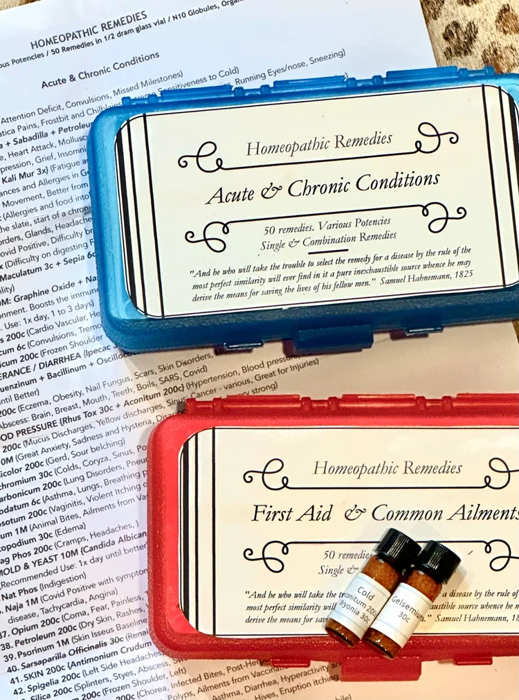 Homeopathic remedy kit