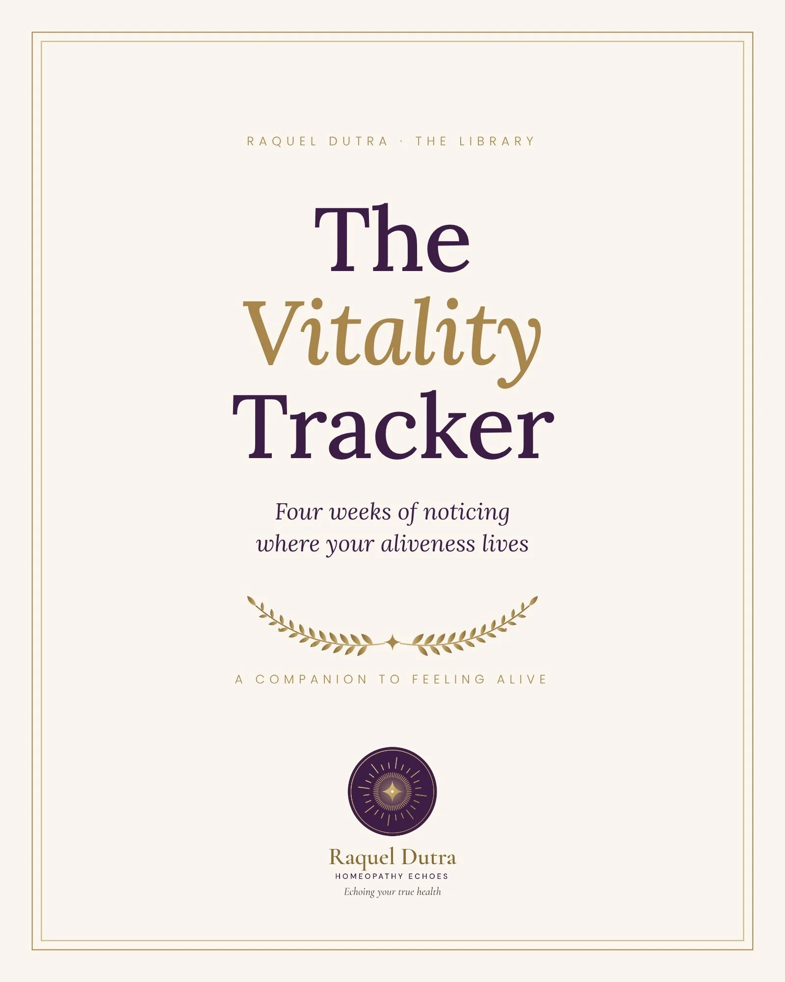 The Vitality Tracker