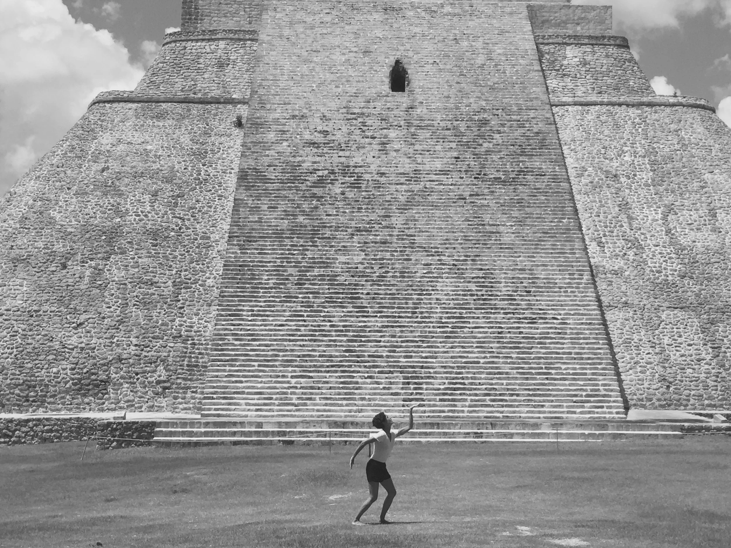 Ancient stone pyramid steps, symbolizing traditional roots of natural remedies