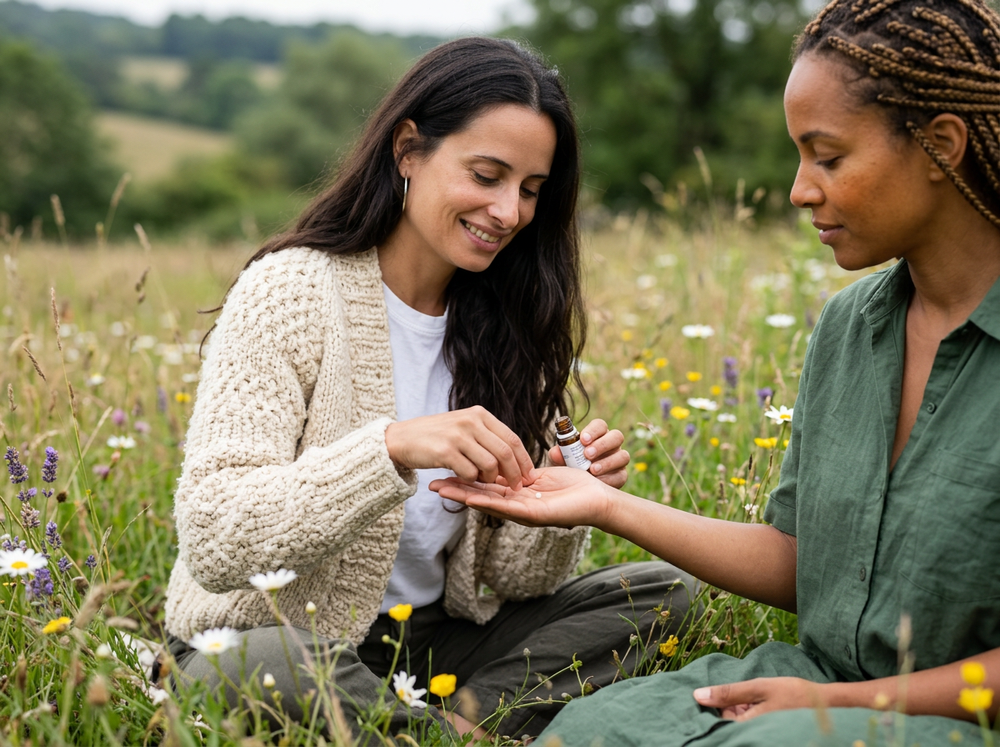 Offering a remedy in a meadow