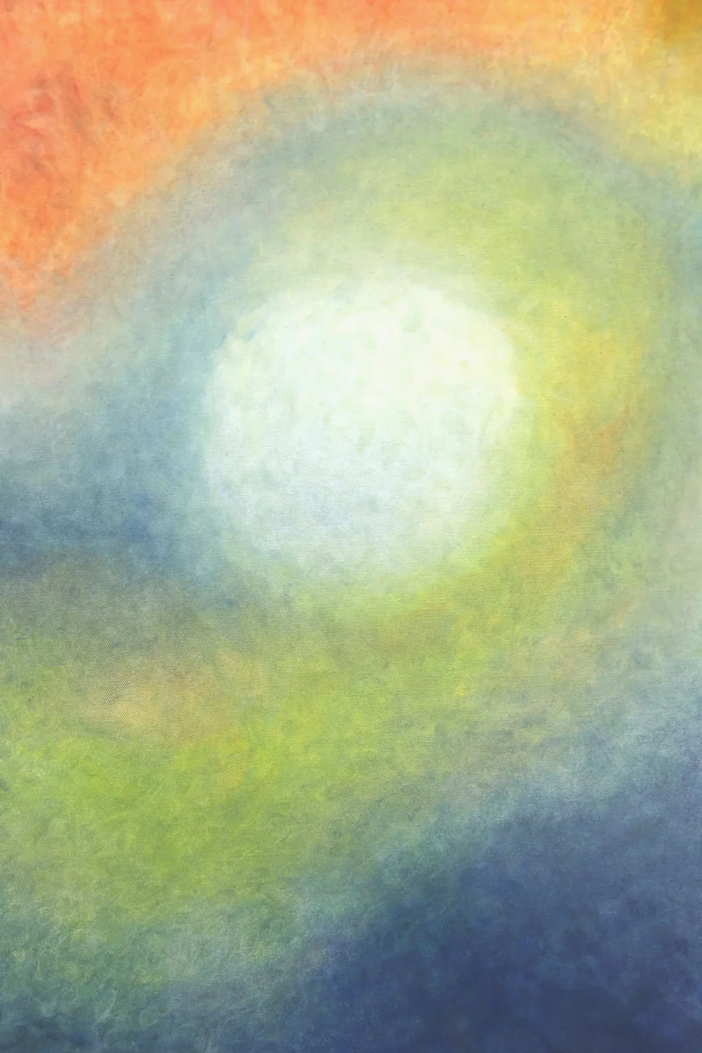 Watercolor of a golden light