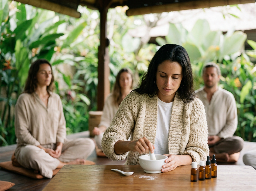 Remedies offered during a retreat