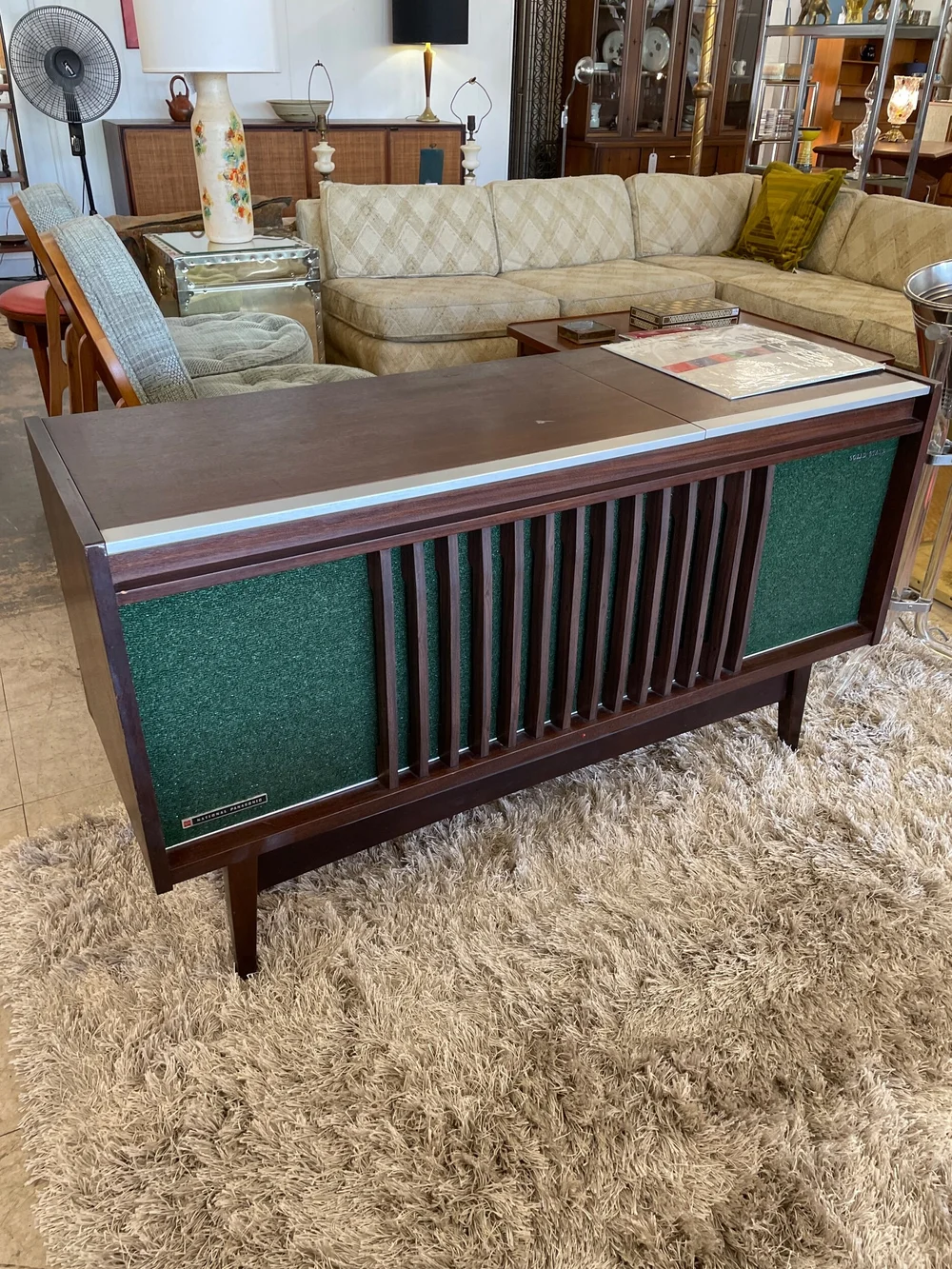 1960 S Panasonic Stereo Console Contact Modern