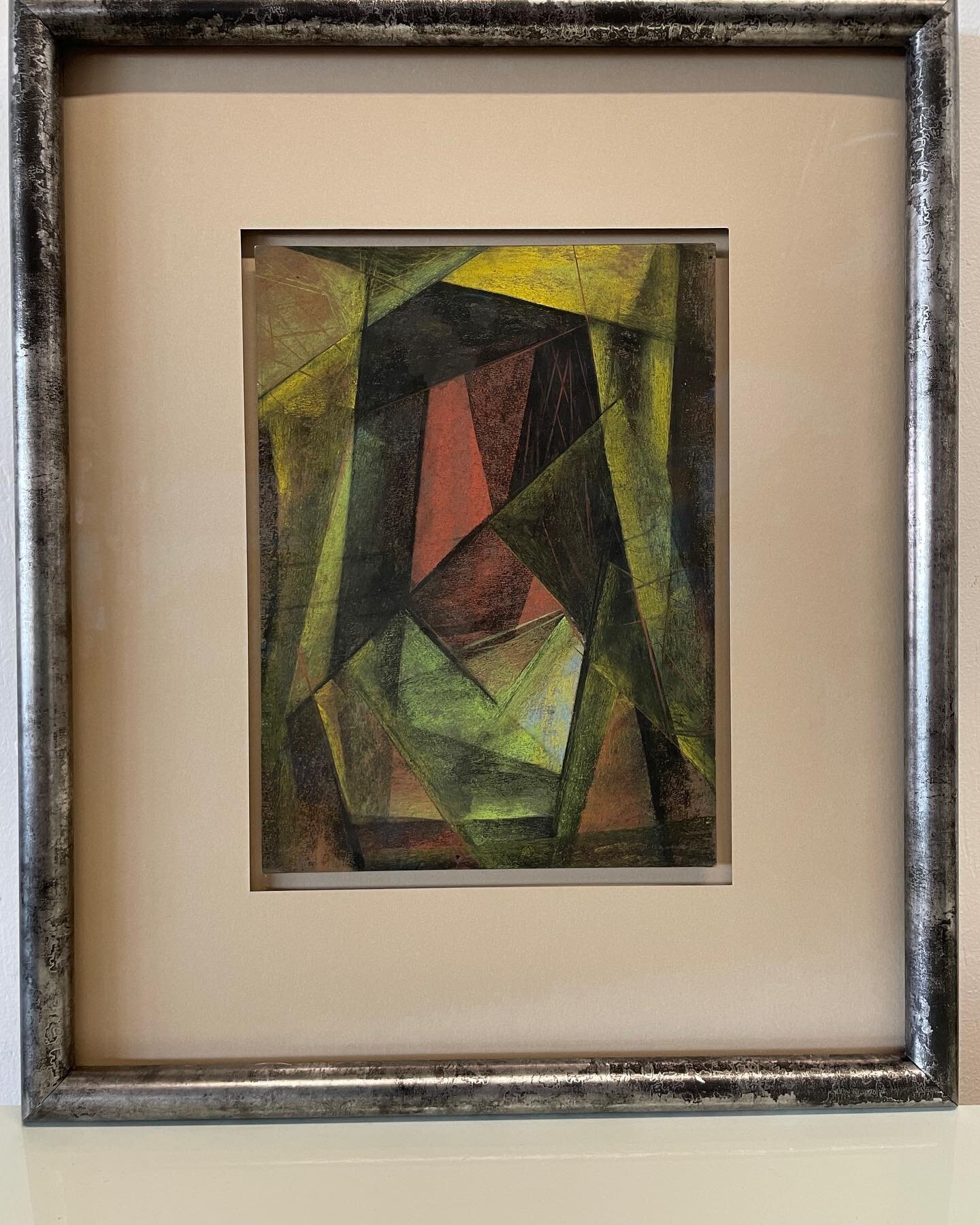 Abstract Expressionist pastel by Rex Brandt. He studied under Hans Hoffman at UC Berkeley and went on to be apart of the California Group. (15&rdquo;x 18&rdquo;)