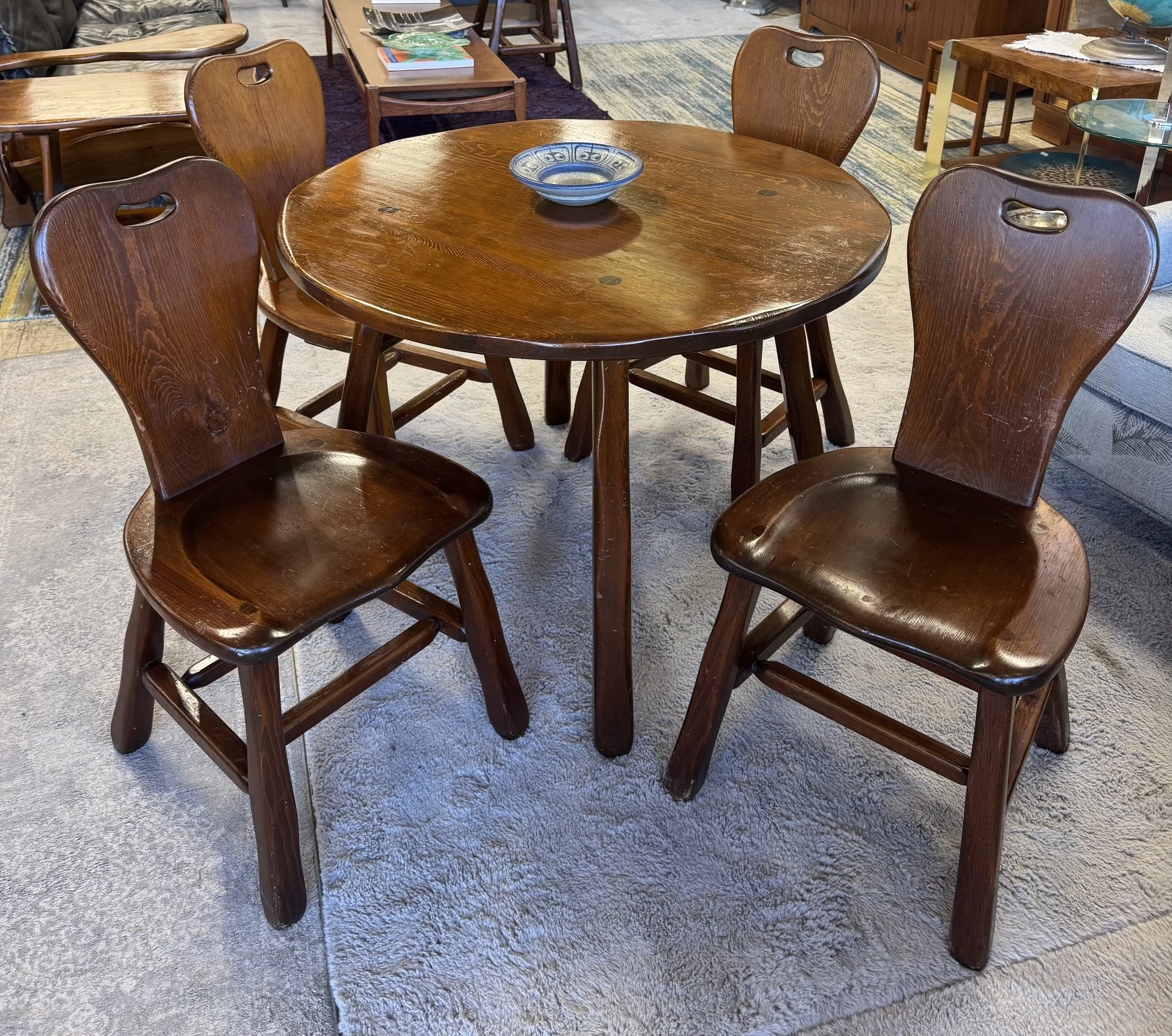 W.R. Dallas Texas Spoke-Leg  Dining Set
