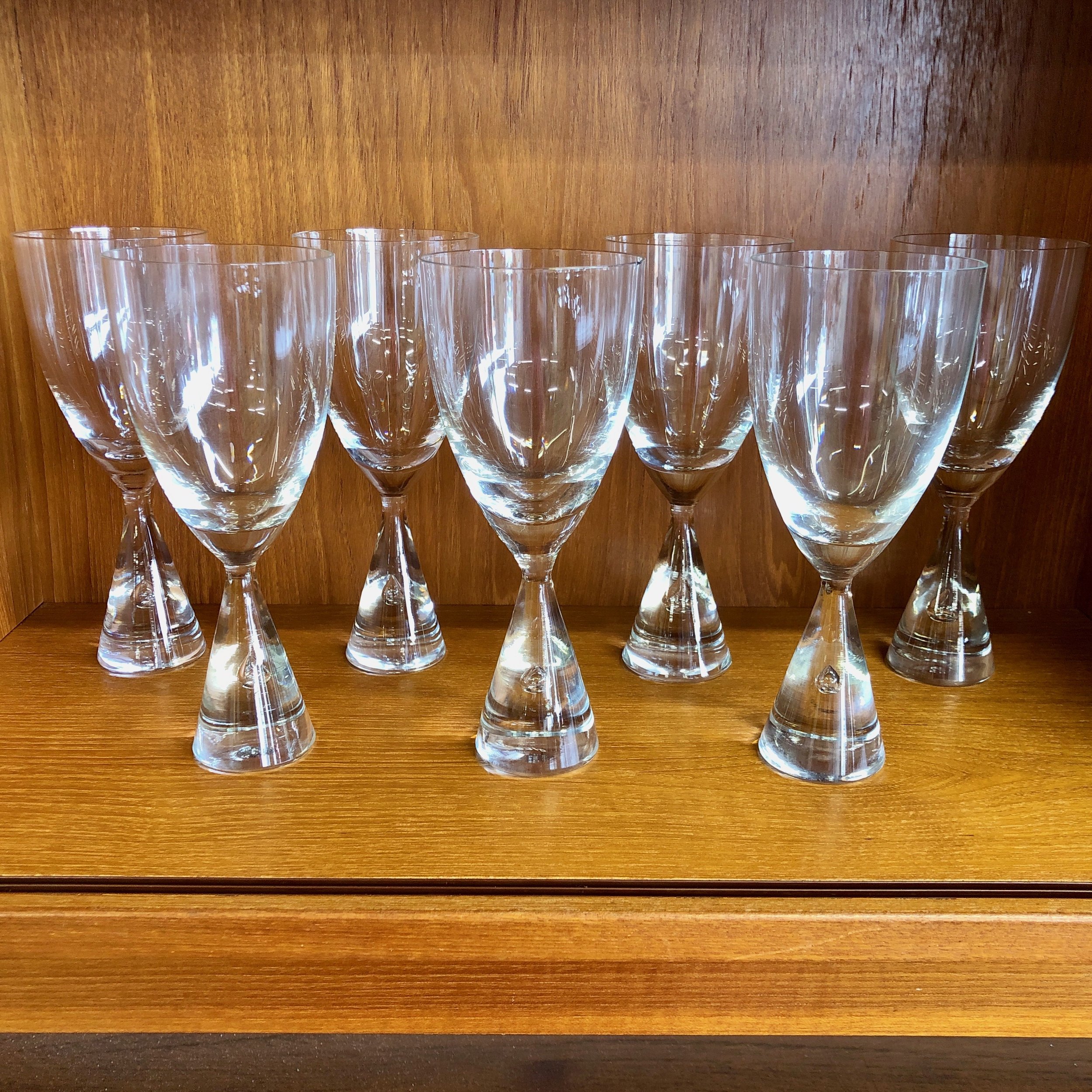 Holmegaard Water/Wine Glasses