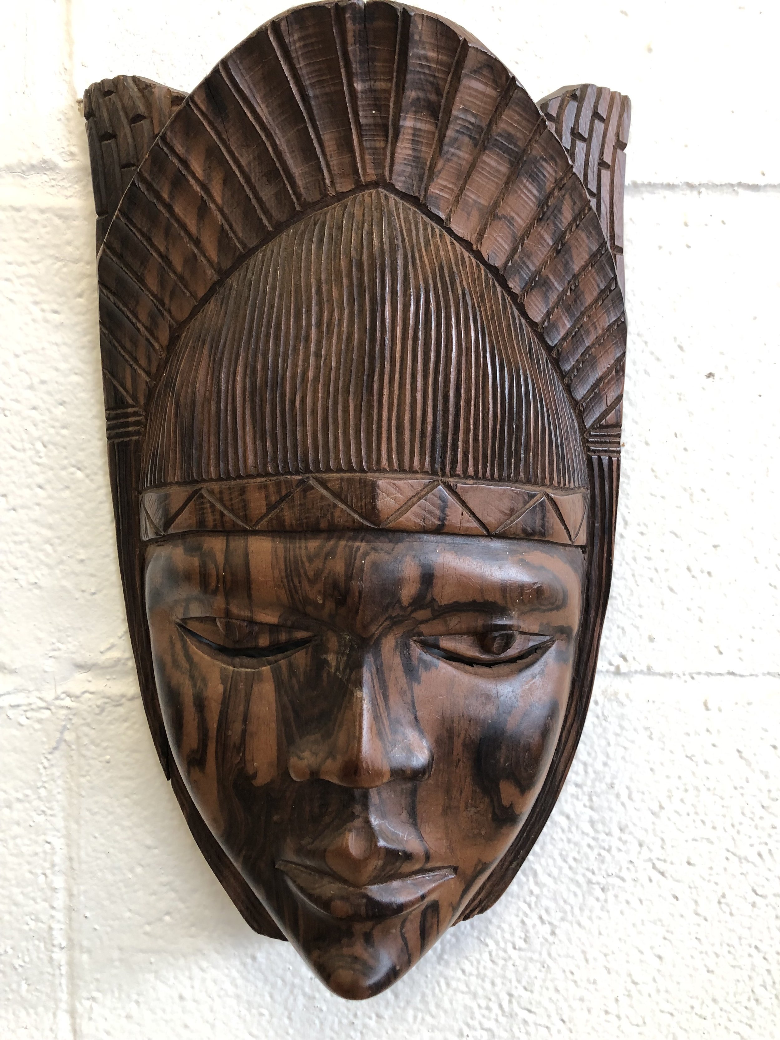 Exotic Wood African Mask