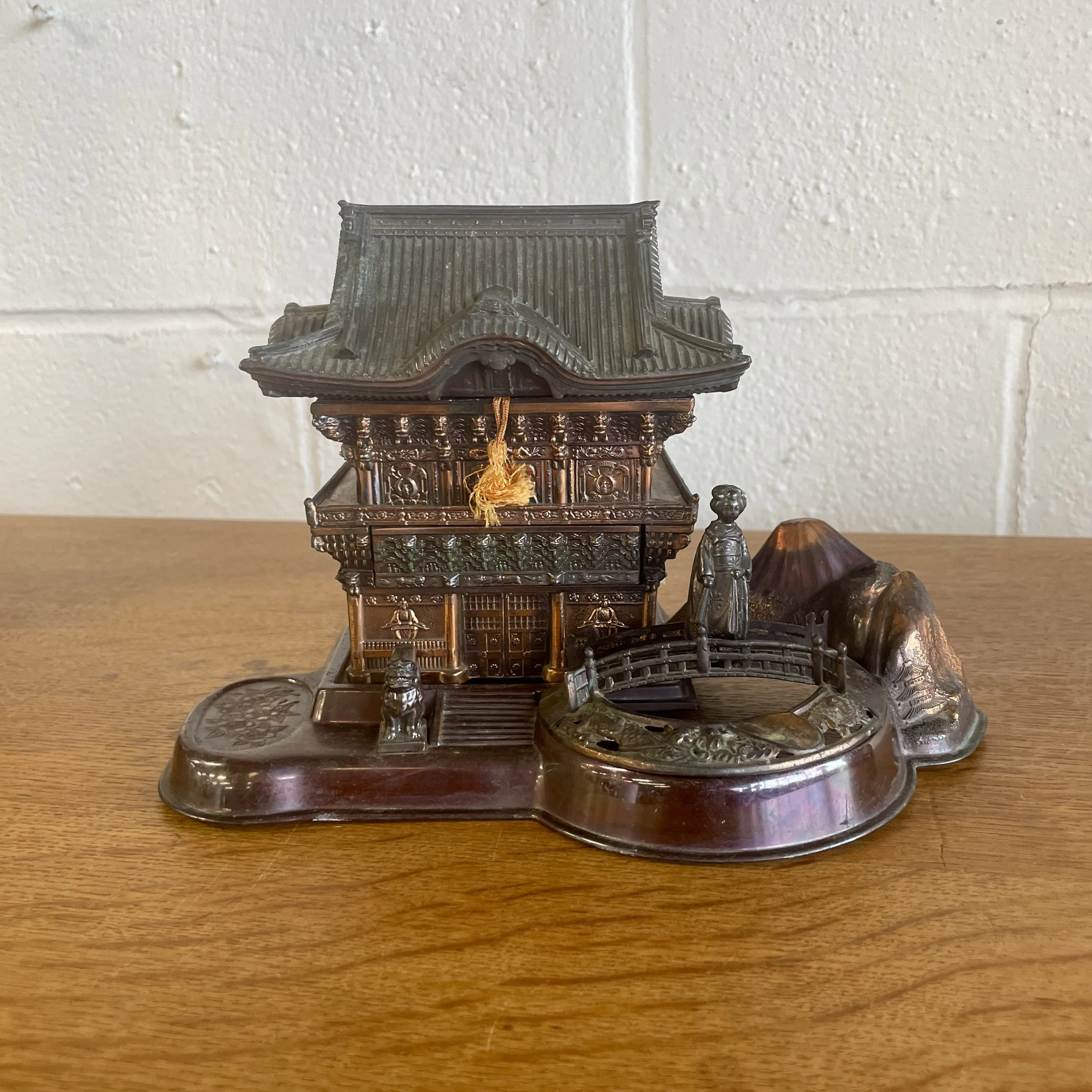 1940’s Asian Pagoda Music/Cigarette Dispenser