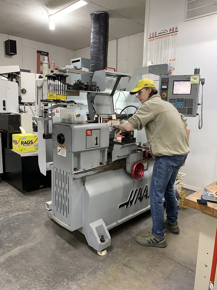 CNC Lathe and machinist