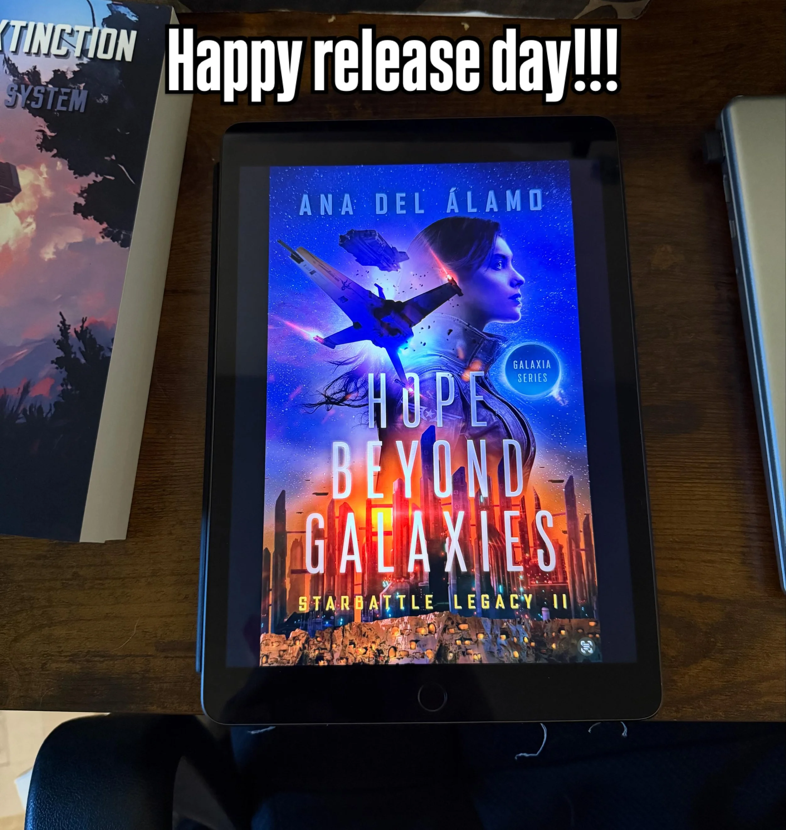 Happy release day to @anadelalamo_scifiauthor !! This is a fantastic book two which may actually be better than book one (which is surprising because that one is great too). You will fall in love with aliens, sit at the edge of your seat, and laugh a