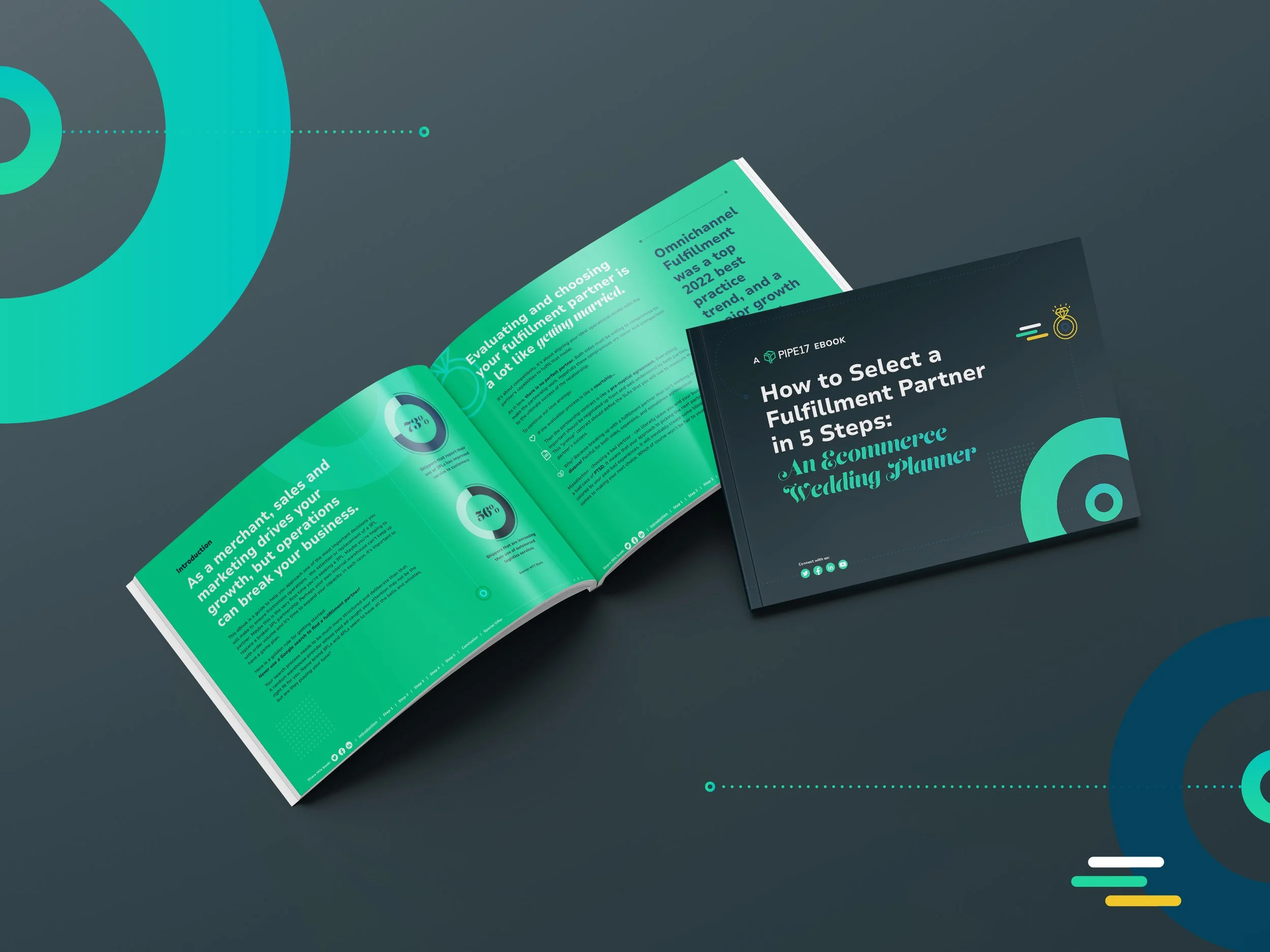 Pipe17- Brand Assets, Ebook, Social media graphics