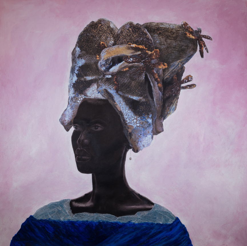 Ms. CaryaTid. 2022 Mixed media, 64 x 64 in(Not Available)