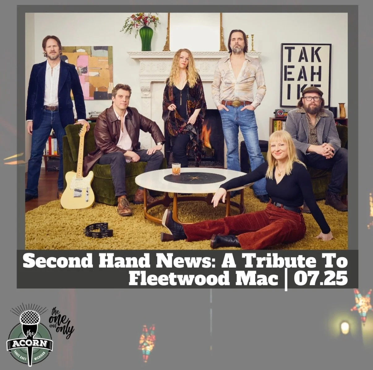 7.25.2025 // The Acorn 

🎫 link in bio 

We&rsquo;re so excited to bring the music of Fleetwood Mac back to The Acorn, next Friday! 

Will we see you there?? Let us know in the comments! 👇👇👇

.
.
.

#fleetwoodmac #theacorn #michigan #livemusic #s