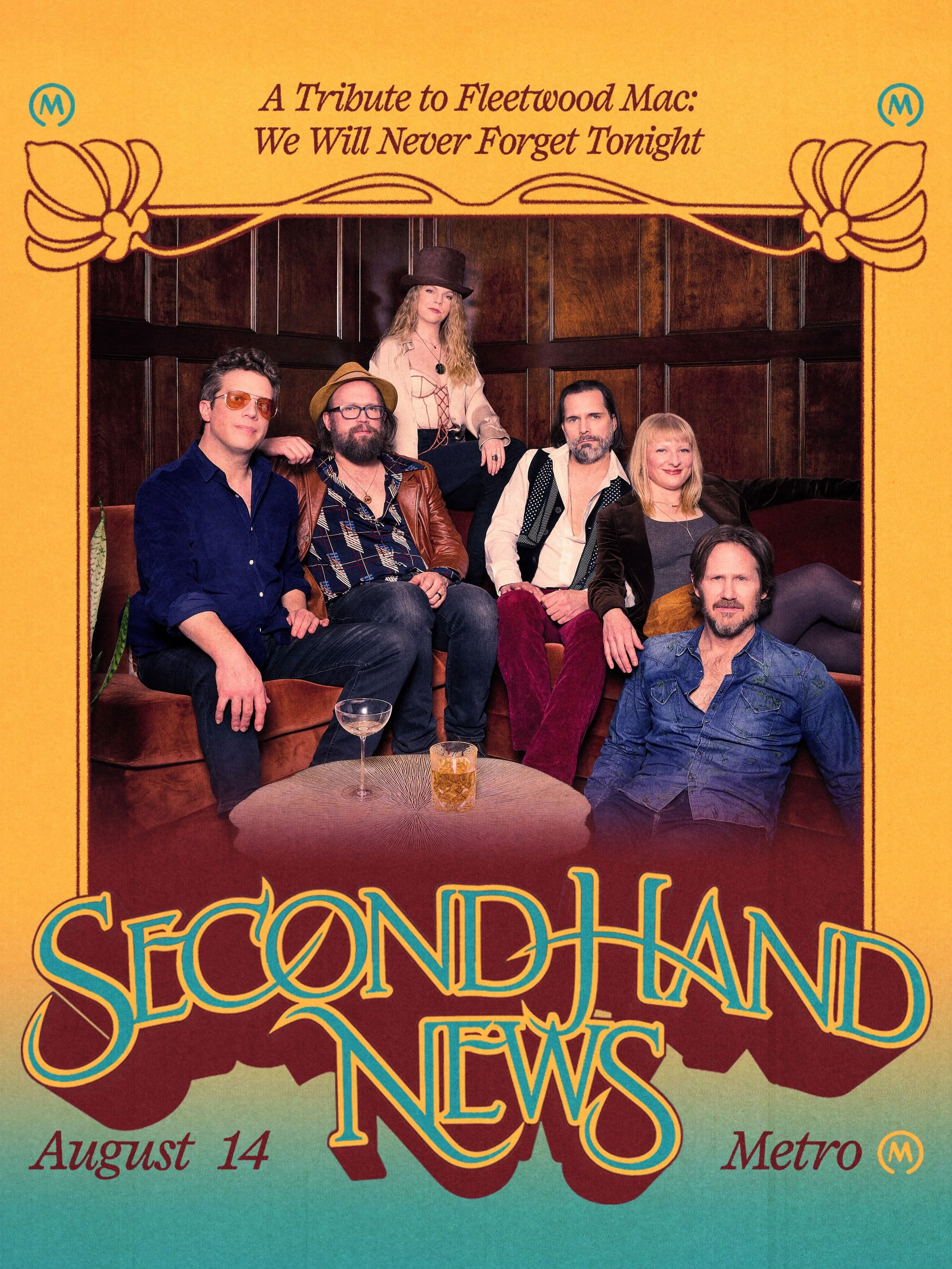 JUST ANNOUNCED 

Metro // 8.14.2026 // 8:00PM

🔒 Exclusive fan pre-sale - Thursday, 5.14
🎫 Tickets on-sale - Friday, 5.15

✦
✦
✦

#secondhandnews #metrochicago #fleetwoodmac #rock #livemusic