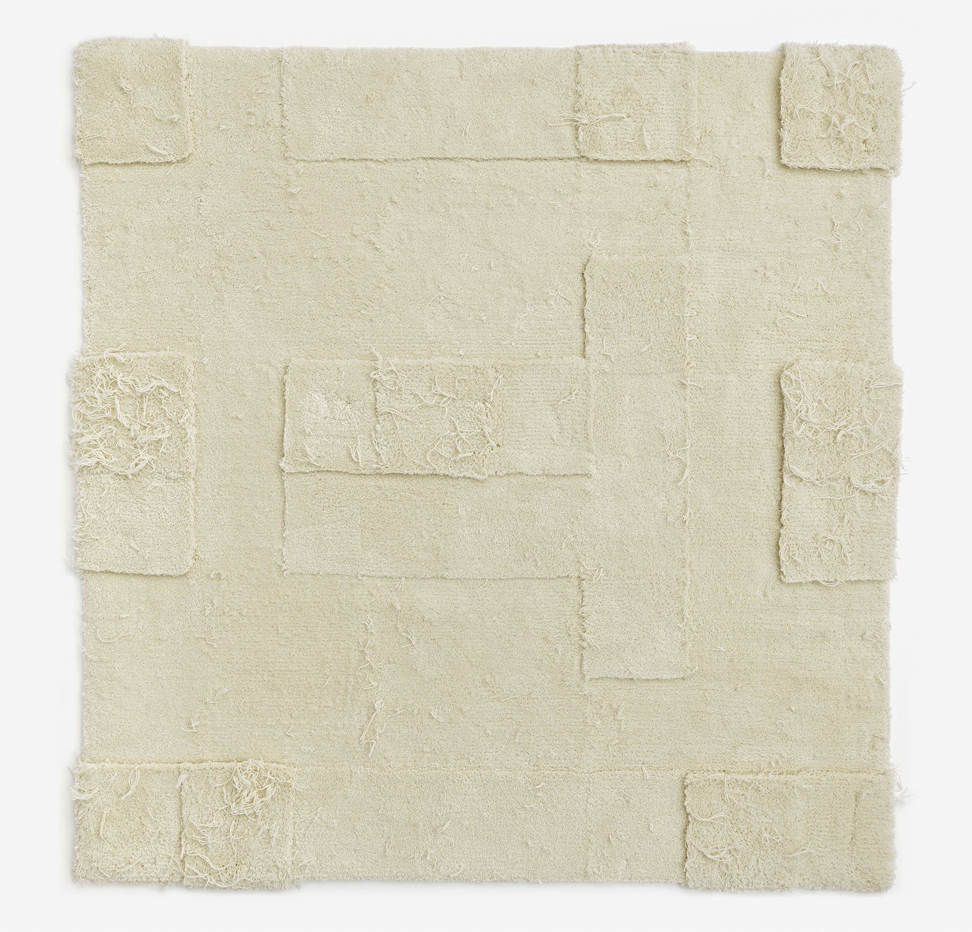 QARPET VII, handmade rug, sheep wool, 200 x 200 cm, 2024