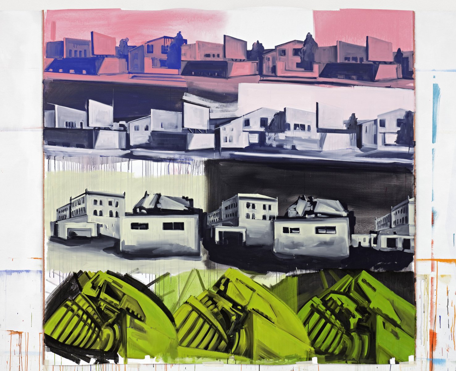 A.I.R., Acrylic on Canvas, 200 x 213, 2016