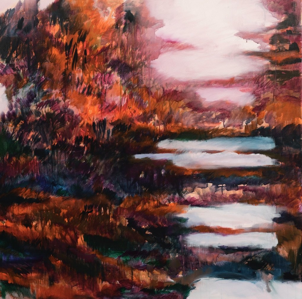 Offroad 3, Acrylic on Canvas, 130 x 130, 2024