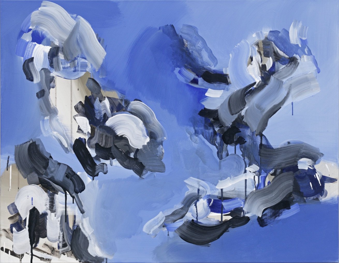 Untitled, Acrylic on Canvas, 70 x 90, 2017