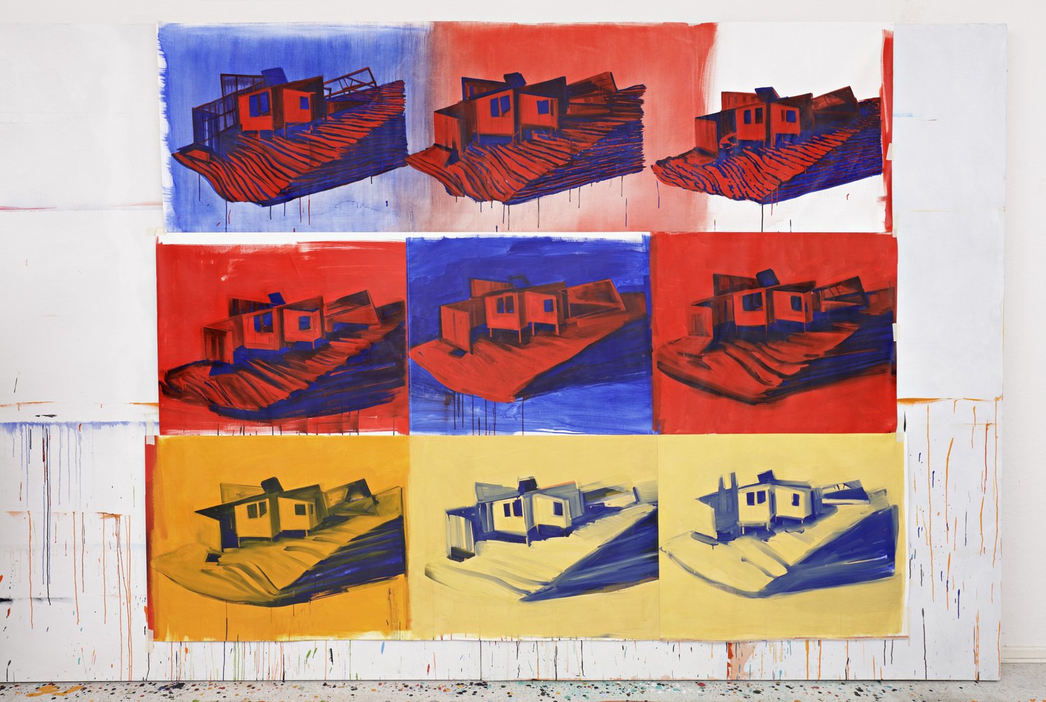 F.G., Acrylic on Canvas, 233 x 277, 2016