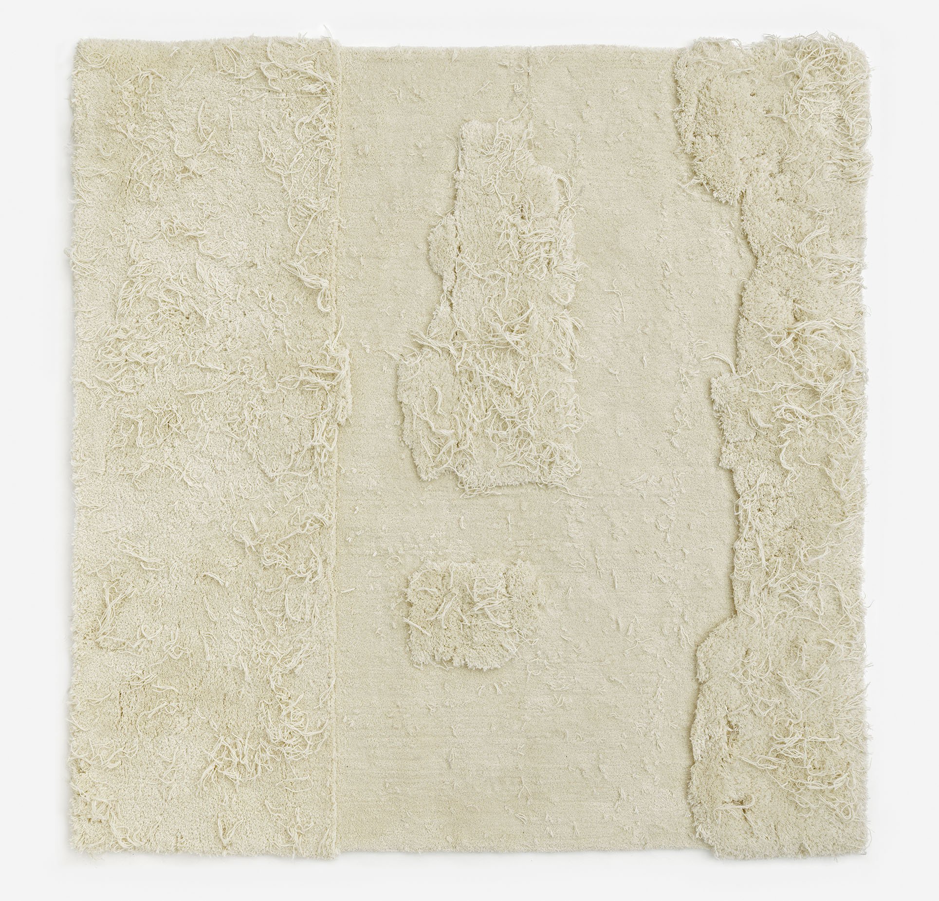 QARPET IV, handmade rug, sheep wool, 200 x 200 cm, 2024