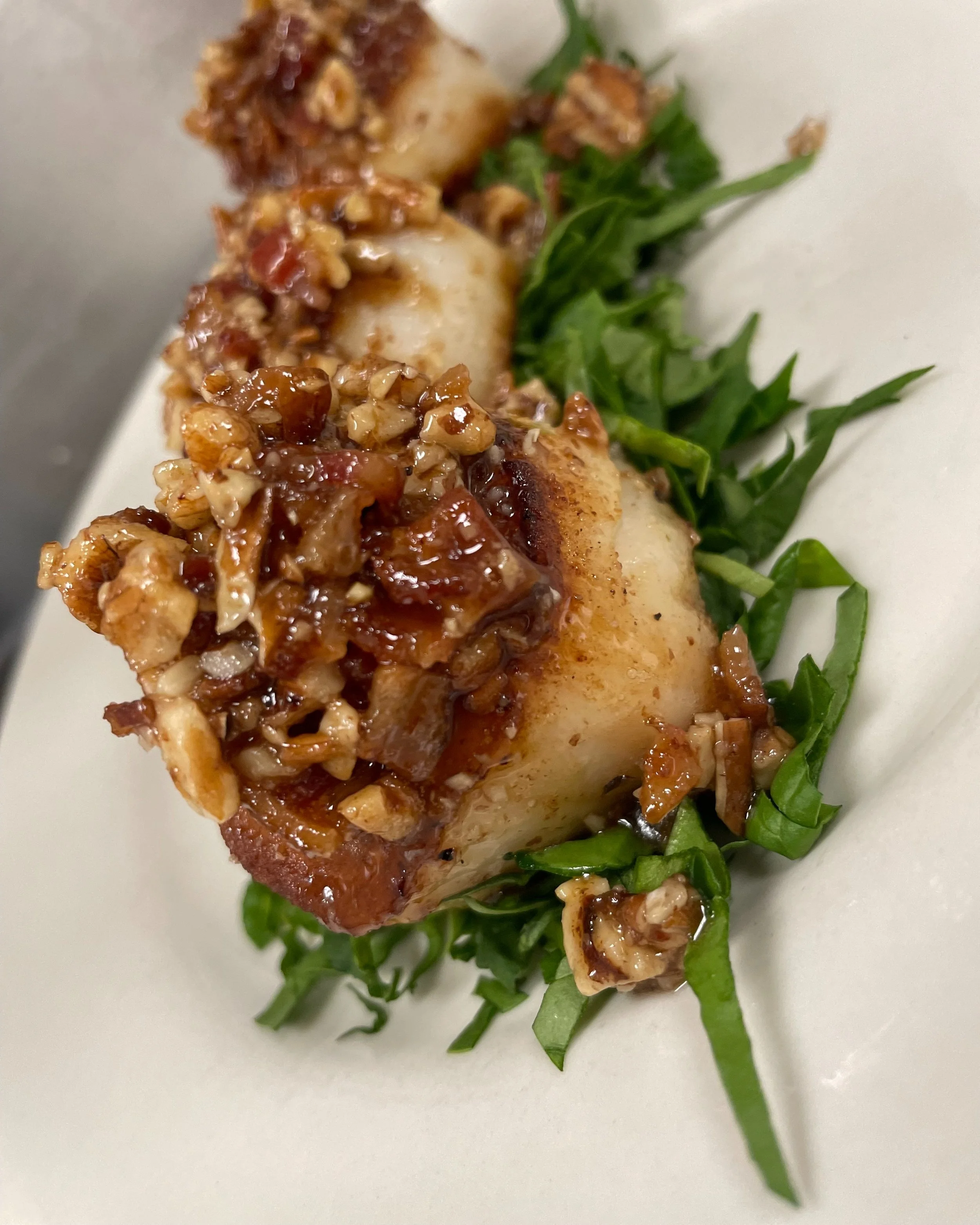 Pecan Crusted Sea Scallops